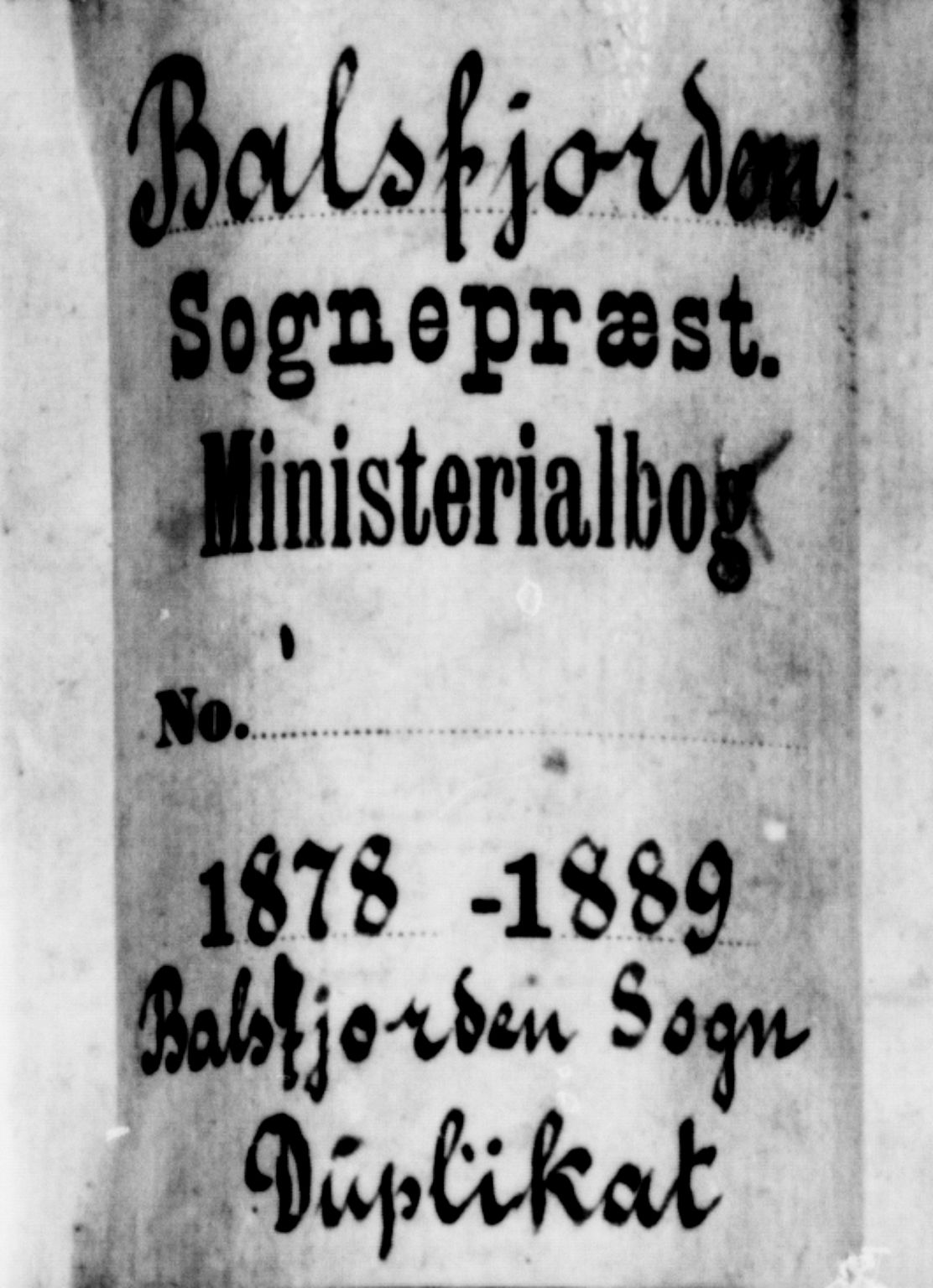 Balsfjord sokneprestembete, SATØ/S-1303/G/Ga/L0007klokker: Parish register (copy) no. 7, 1878-1889