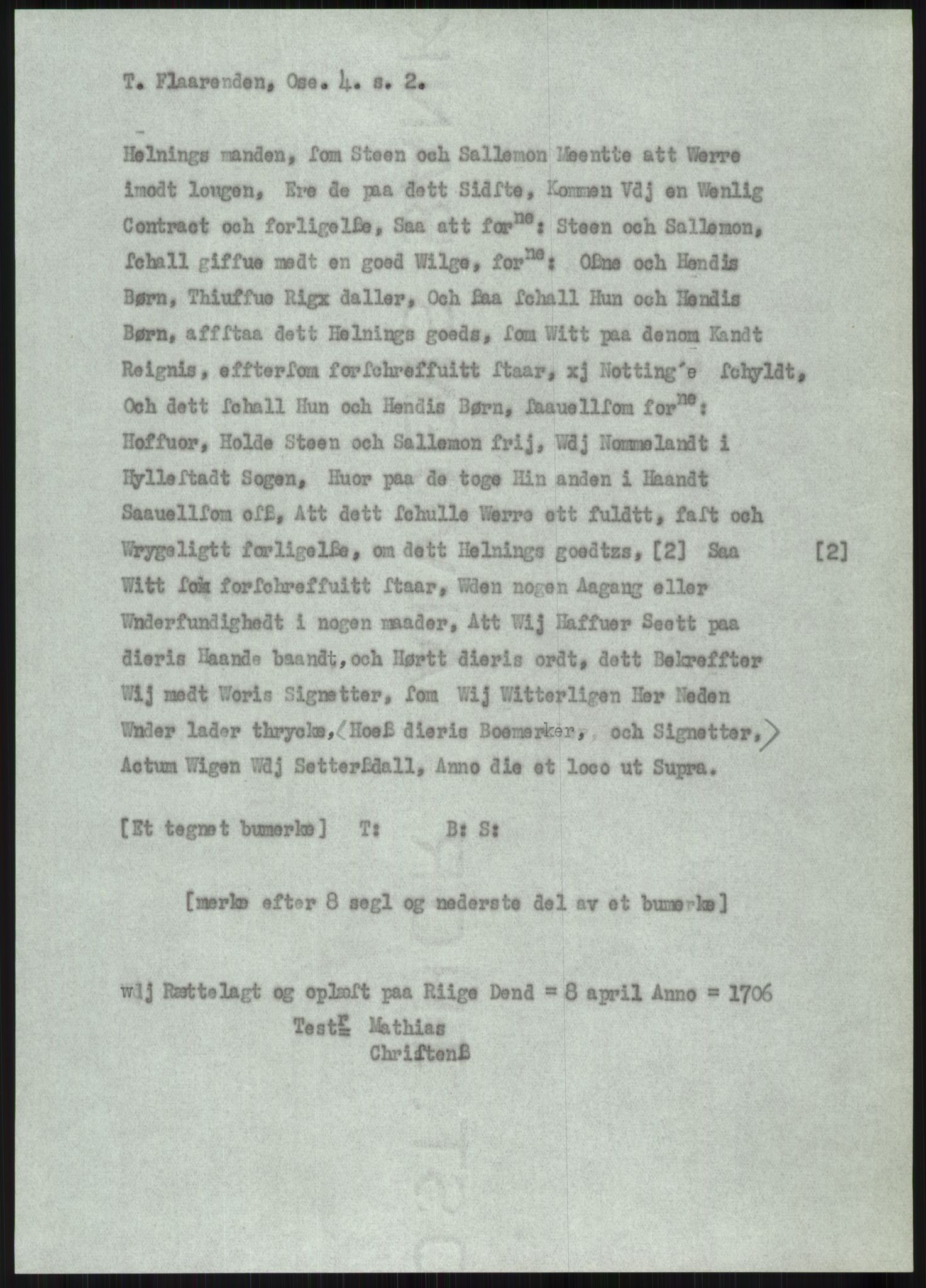 Samlinger til kildeutgivelse, Diplomavskriftsamlingen, AV/RA-EA-4053/H/Ha, p. 2004