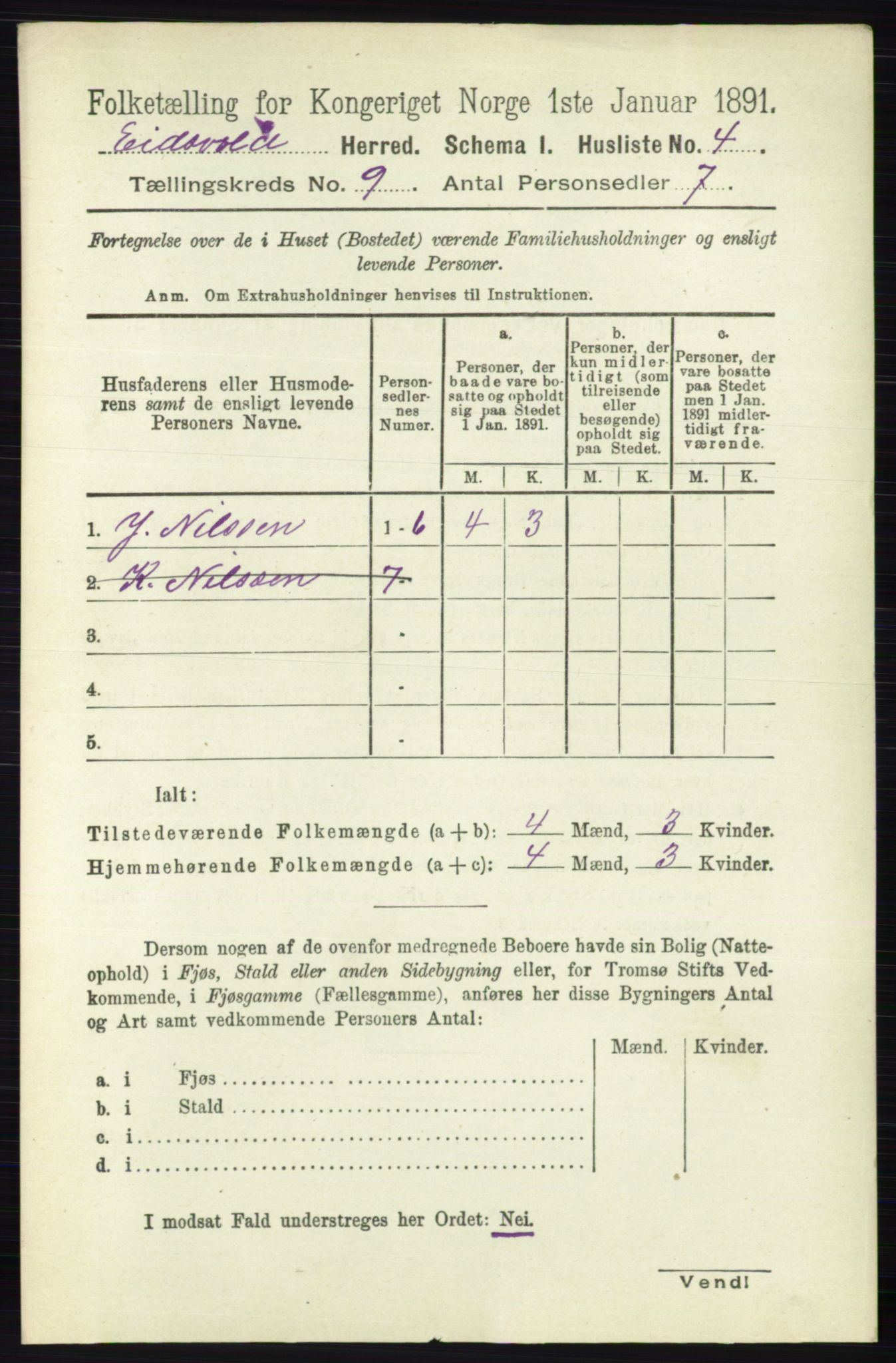 RA, 1891 census for 0237 Eidsvoll, 1891, p. 6526