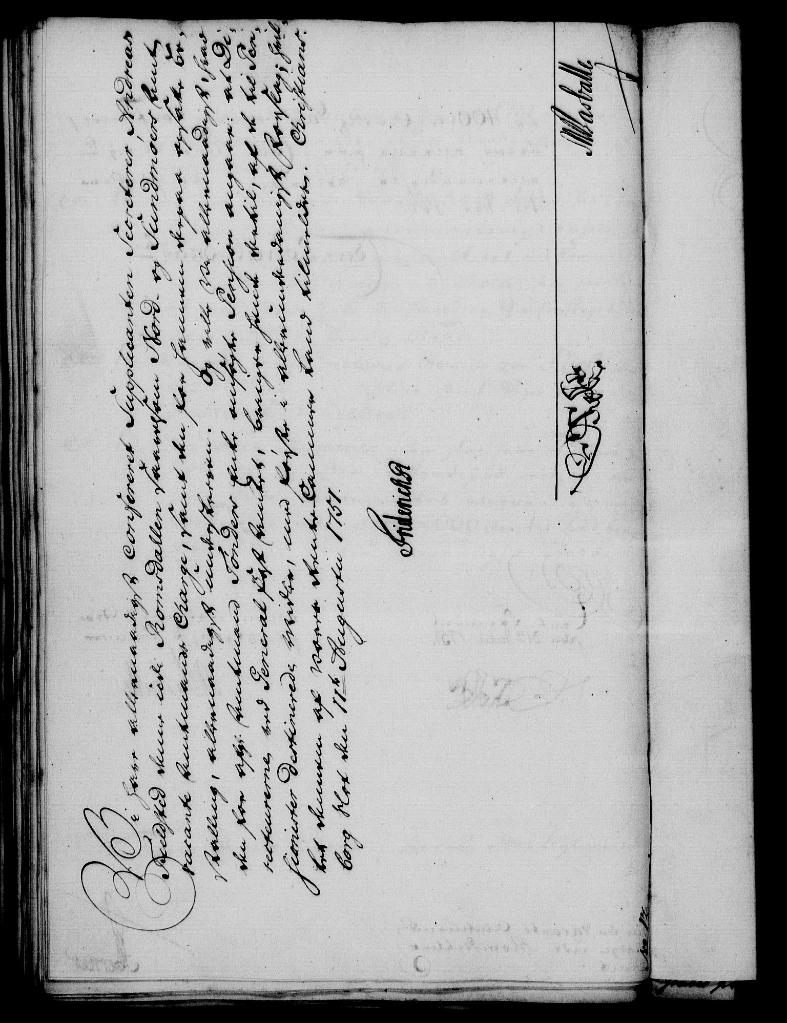 Rentekammeret, Kammerkanselliet, RA/EA-3111/G/Gf/Gfa/L0033: Norsk relasjons- og resolusjonsprotokoll (merket RK 52.33), 1751, p. 390