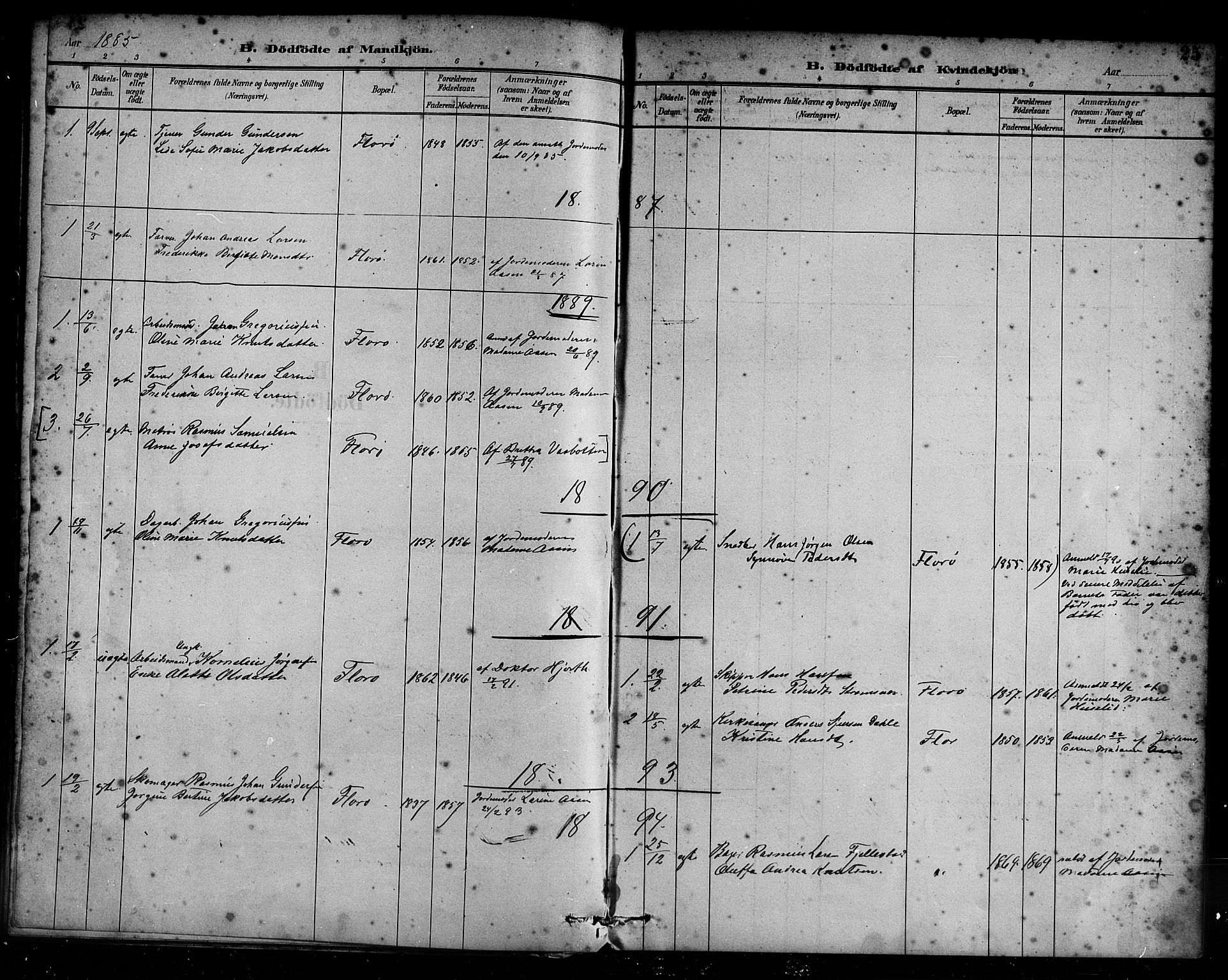 Kinn sokneprestembete, AV/SAB-A-80801/H/Haa/Haac/L0001: Parish register (official) no. C 1, 1883-1894, p. 25