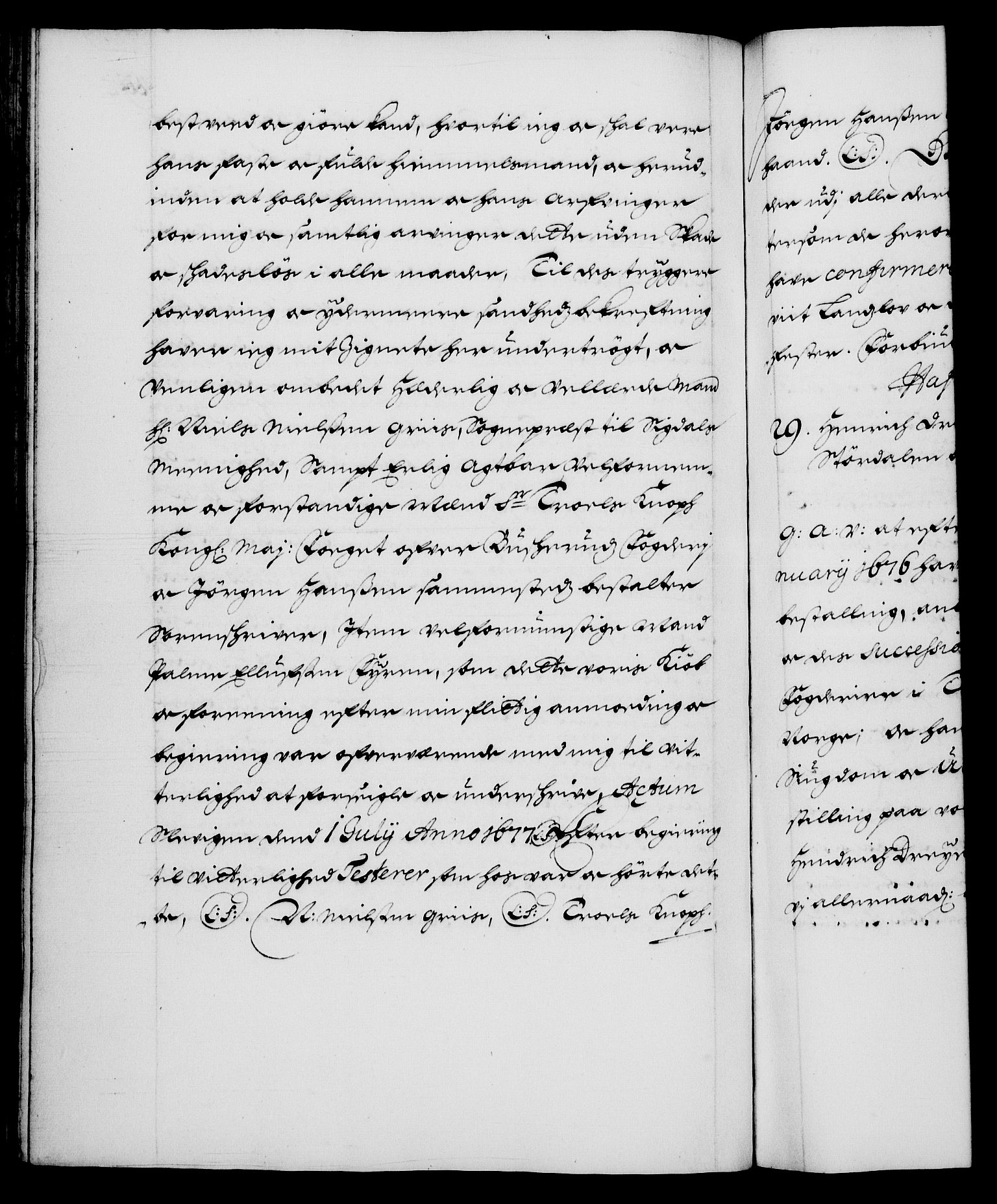 Danske Kanselli 1572-1799, AV/RA-EA-3023/F/Fc/Fca/Fcaa/L0013: Norske registre (mikrofilm), 1681-1684, p. 292b