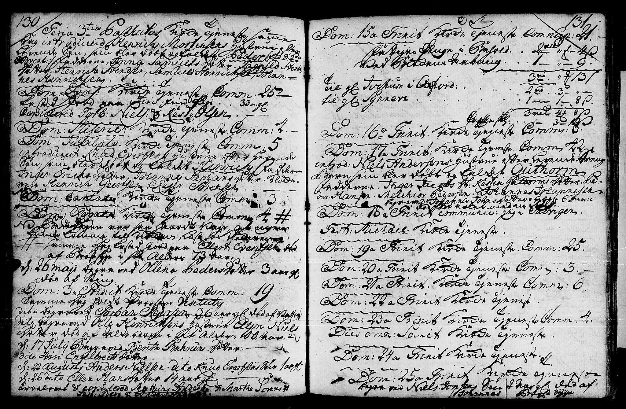 Loppa sokneprestkontor, AV/SATØ-S-1339/H/Ha/L0001kirke: Parish register (official) no. 1 /1, 1753-1784, p. 130-131