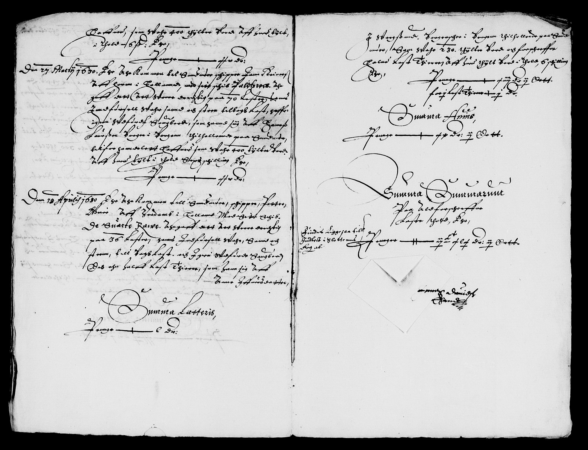 Rentekammeret inntil 1814, Reviderte regnskaper, Lensregnskaper, AV/RA-EA-5023/R/Rb/Rbt/L0052: Bergenhus len, 1629-1630