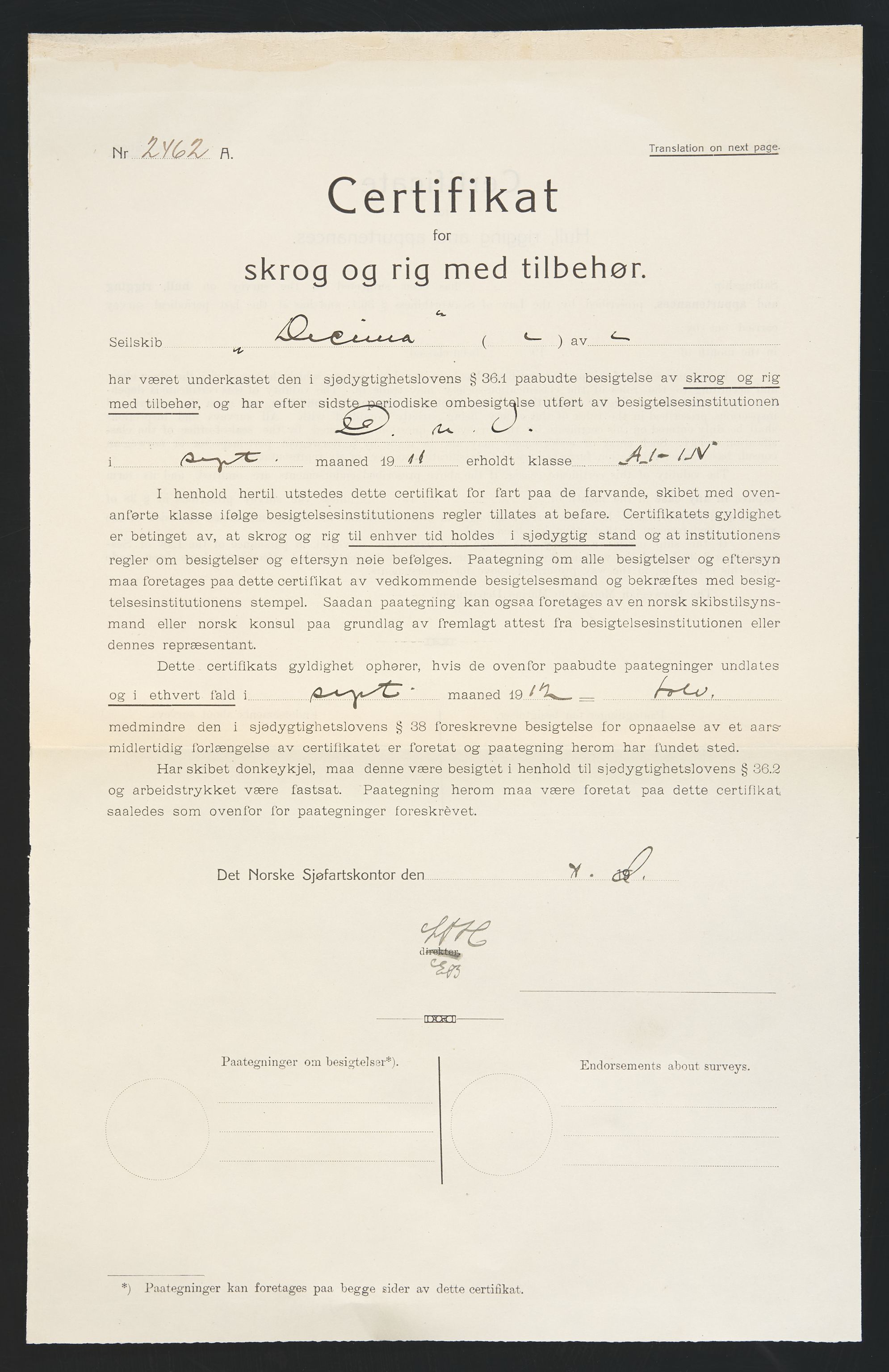 Sjøfartsdirektoratet med forløpere, skipsmapper slettede skip, AV/RA-S-4998/F/Fa/L0235: --, 1847-1930, p. 293