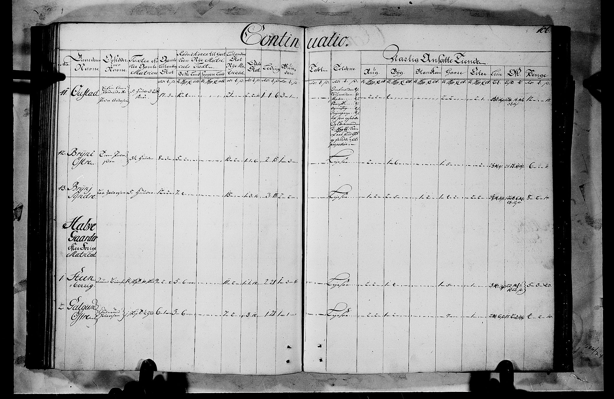 Rentekammeret inntil 1814, Realistisk ordnet avdeling, AV/RA-EA-4070/N/Nb/Nbf/L0103b: Hedmark matrikkelprotokoll, 1723, p. 106b-107a