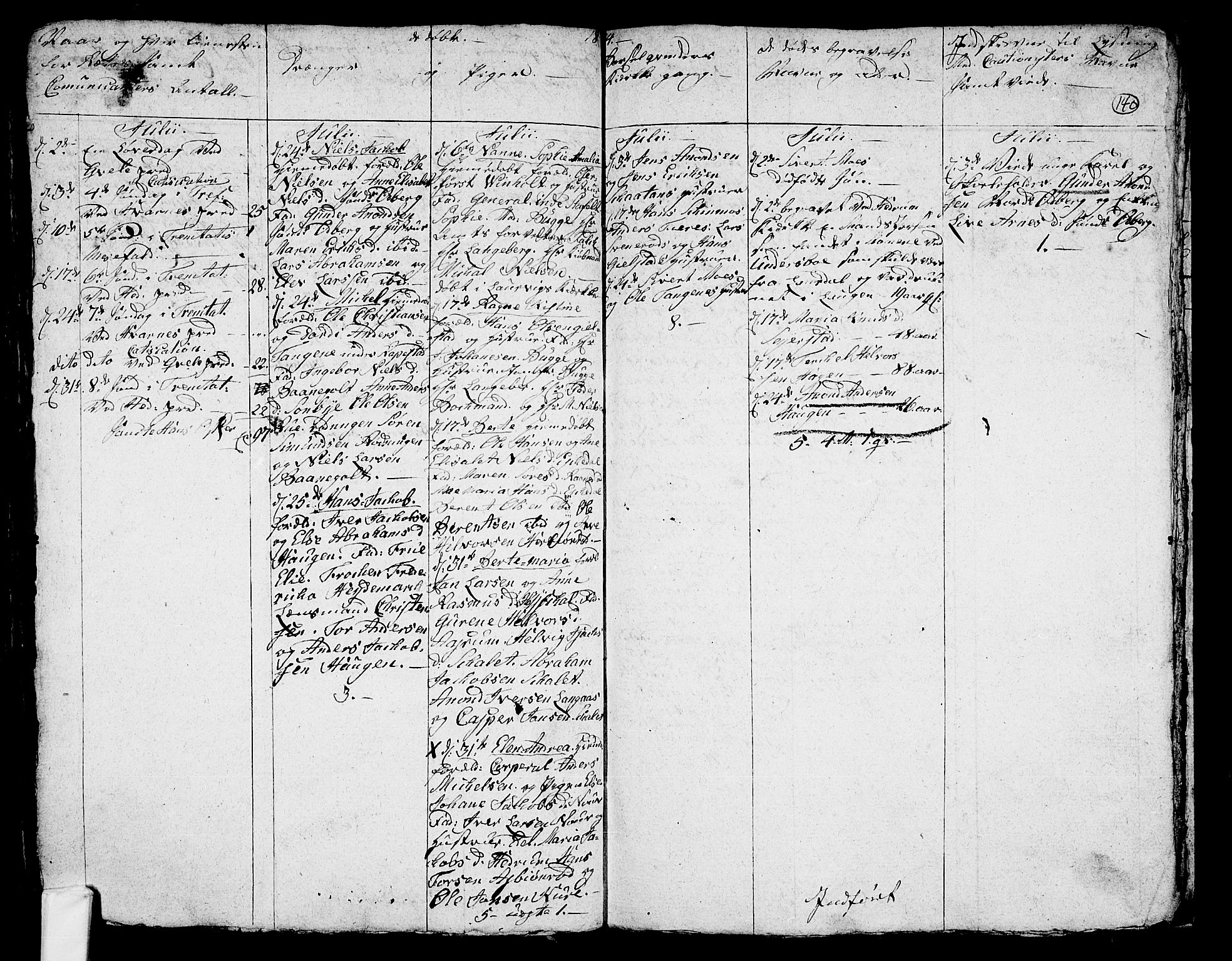 Hedrum kirkebøker, AV/SAKO-A-344/G/Ga/L0002: Parish register (copy) no. I 2, 1803-1817, p. 140