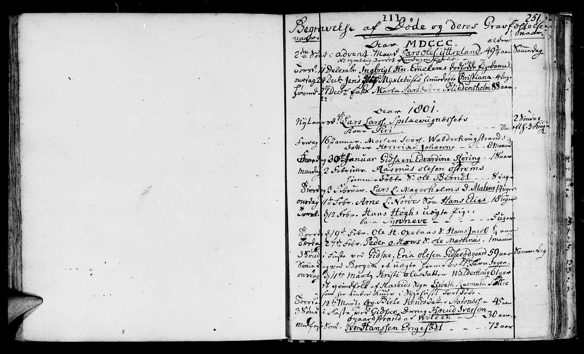 Ministerialprotokoller, klokkerbøker og fødselsregistre - Møre og Romsdal, SAT/A-1454/528/L0394: Parish register (official) no. 528A05, 1801-1826, p. 251