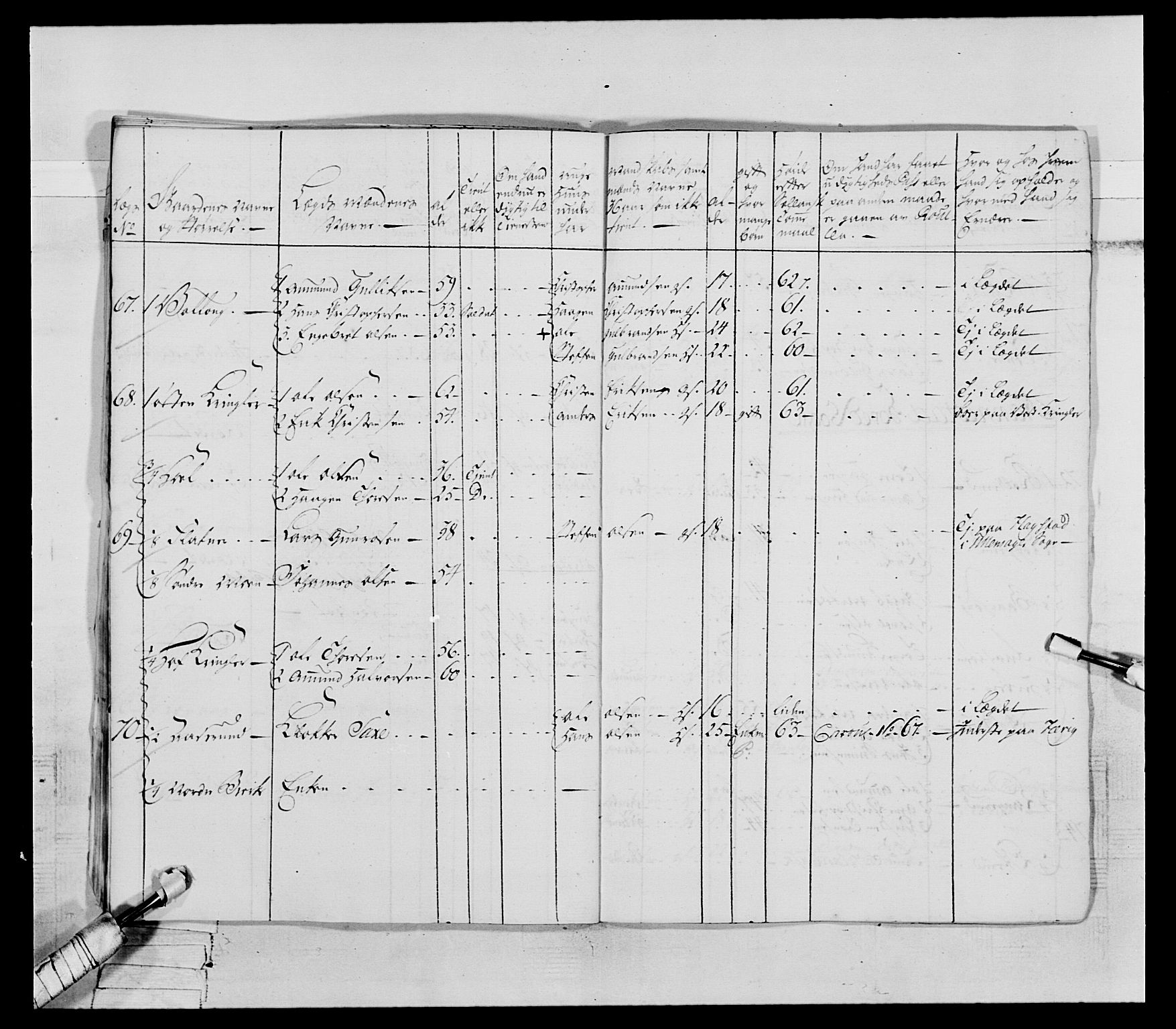 Generalitets- og kommissariatskollegiet, Det kongelige norske kommissariatskollegium, AV/RA-EA-5420/E/Eh/L0062: 2. Opplandske nasjonale infanteriregiment, 1769-1773, p. 455