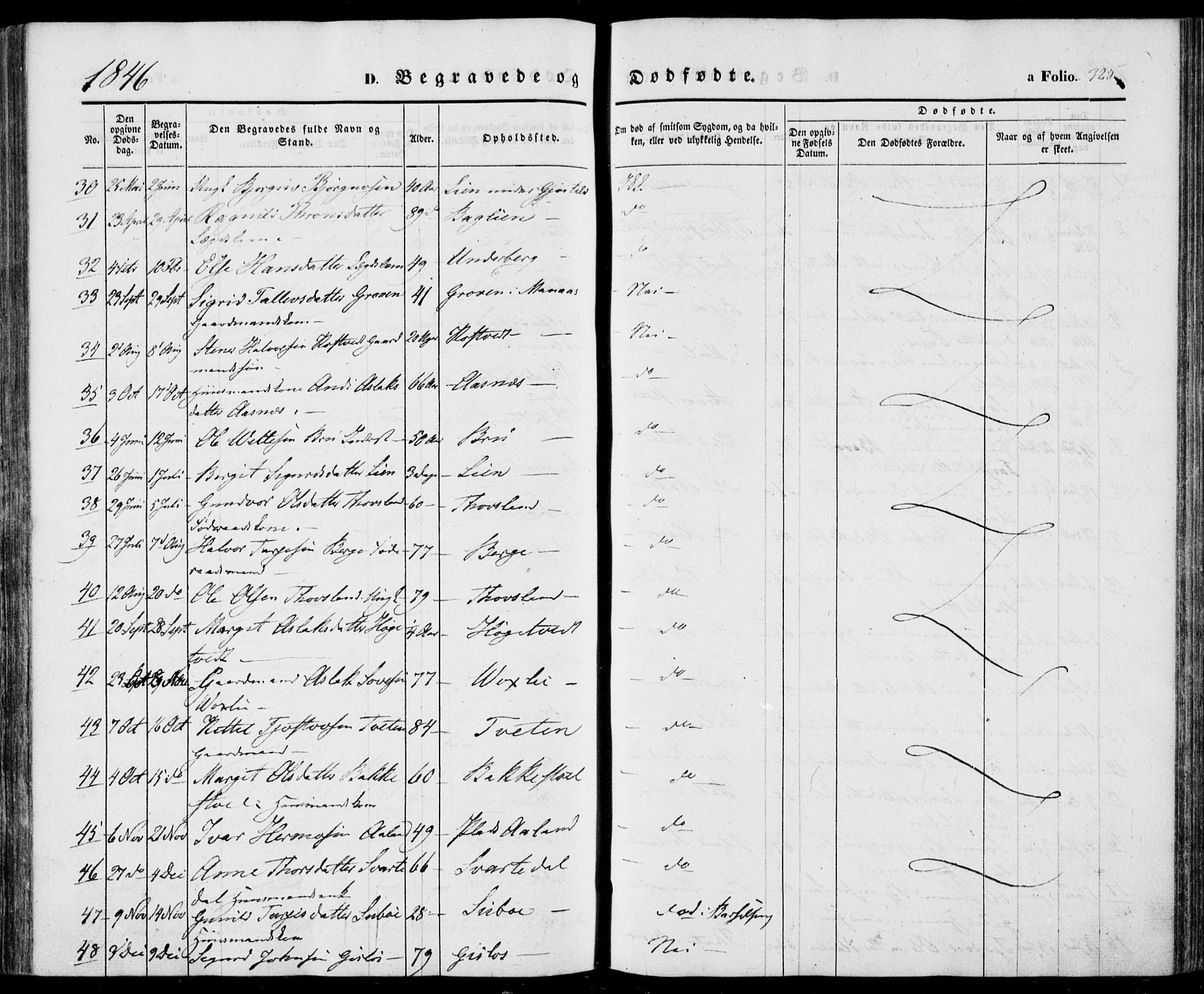 Vinje kirkebøker, SAKO/A-312/F/Fa/L0004: Parish register (official) no. I 4, 1843-1869, p. 325