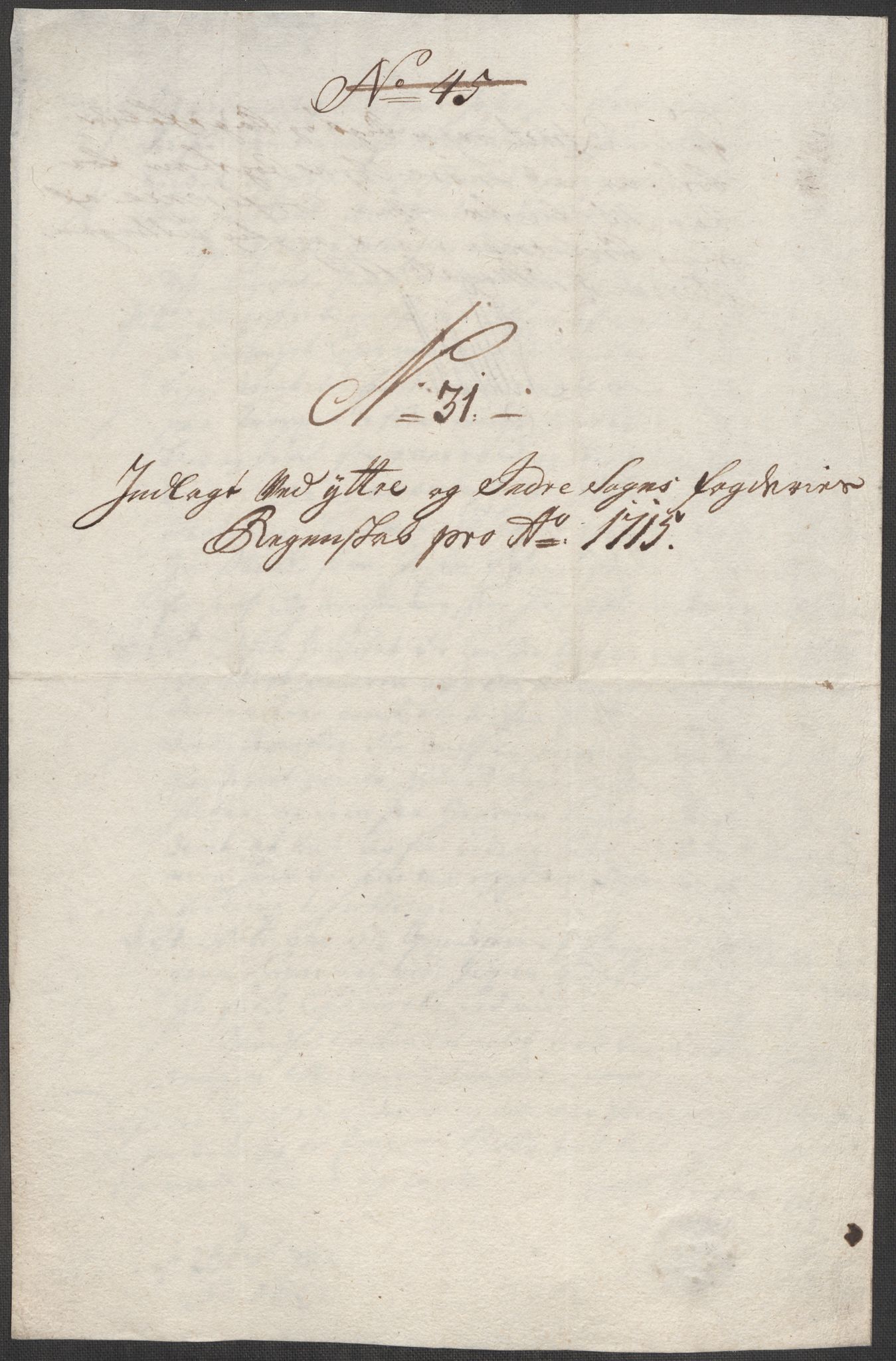 Rentekammeret inntil 1814, Reviderte regnskaper, Fogderegnskap, AV/RA-EA-4092/R52/L3320: Fogderegnskap Sogn, 1715-1716, p. 154