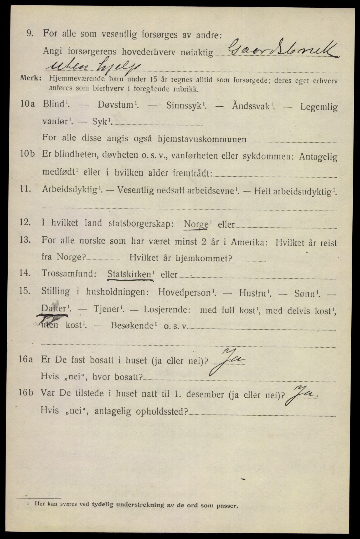 SAKO, 1920 census for Siljan, 1920, p. 1460