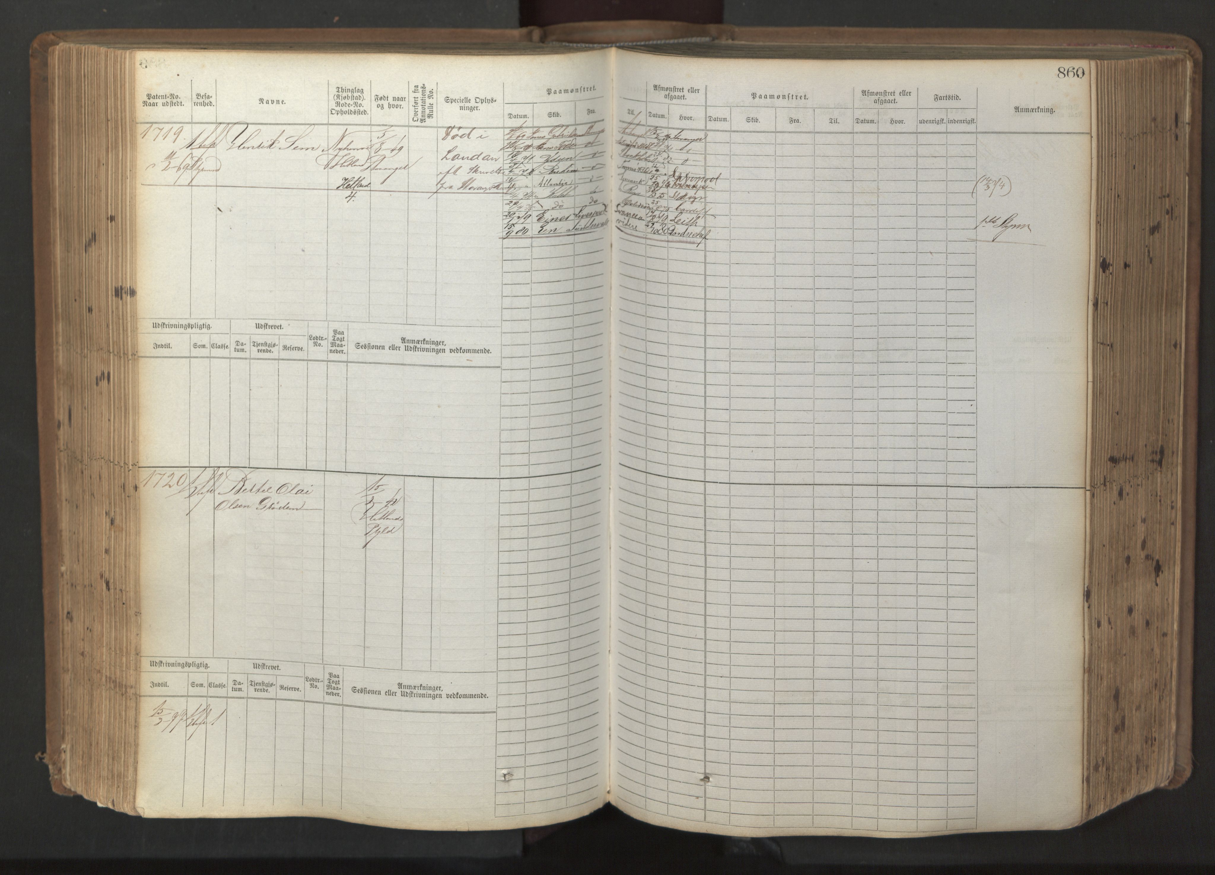 Stavanger sjømannskontor, AV/SAST-A-102006/F/Fb/Fbb/L0017: Sjøfartshovedrulle patnentnr. 1203-2402 (dublett), 1869, p. 263