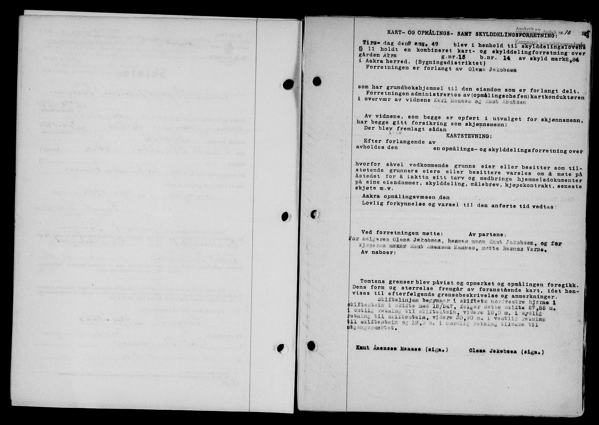 Karmsund sorenskriveri, AV/SAST-A-100311/01/II/IIB/L0098: Mortgage book no. 78A, 1949-1950, Diary no: : 10/1950