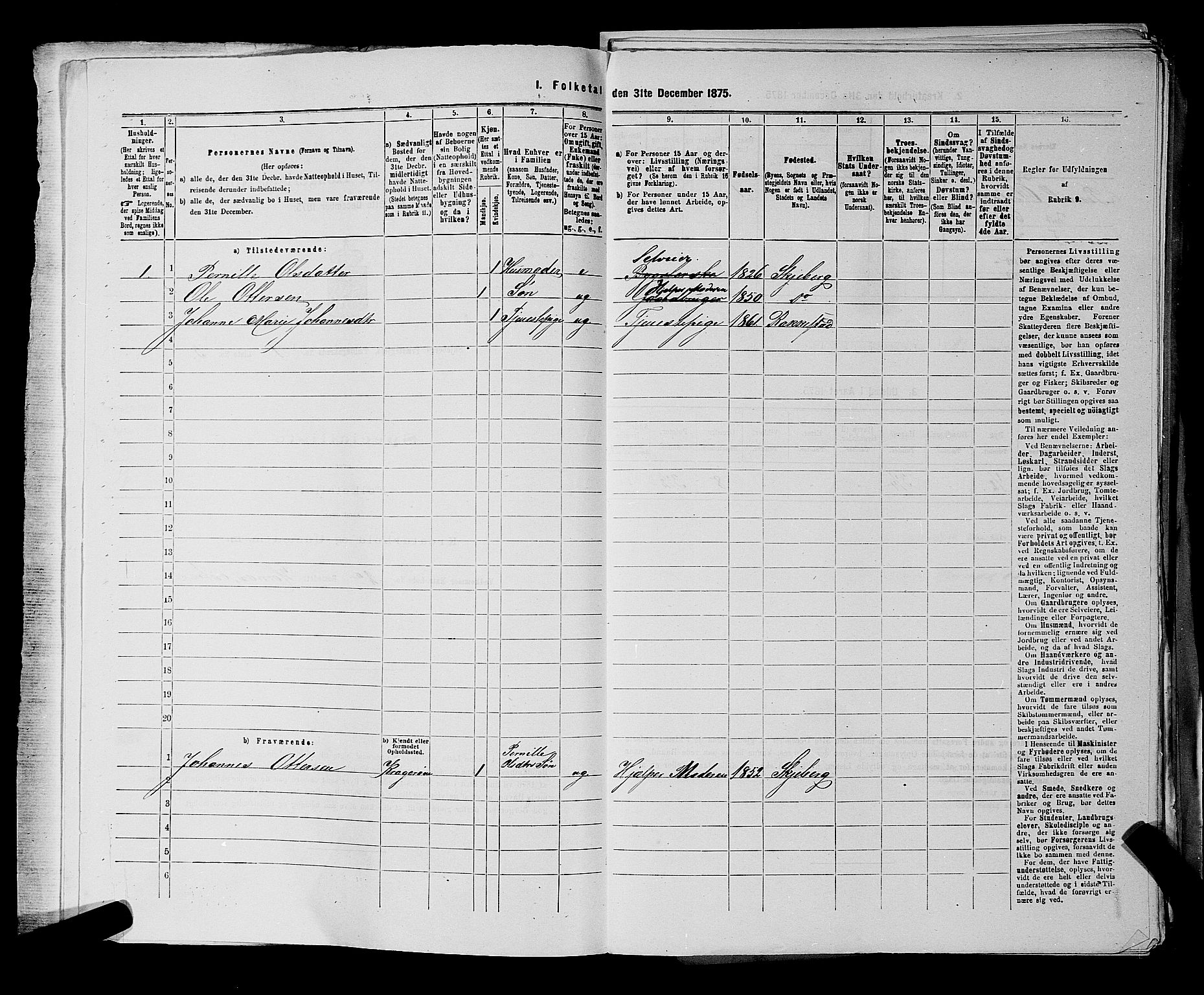 RA, 1875 census for 0115P Skjeberg, 1875, p. 34