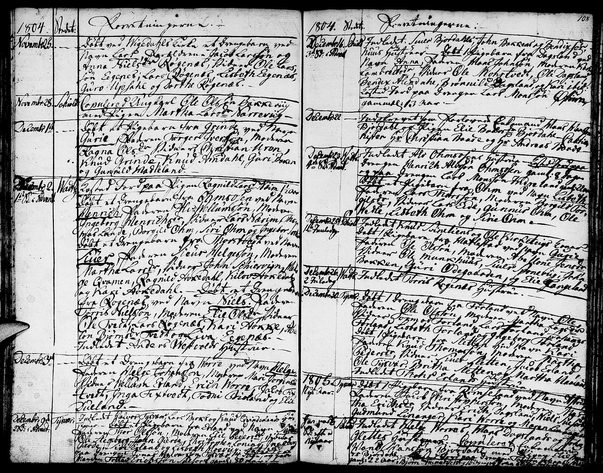 Skjold sokneprestkontor, SAST/A-101847/H/Ha/Haa/L0002: Parish register (official) no. A 2, 1786-1815, p. 108