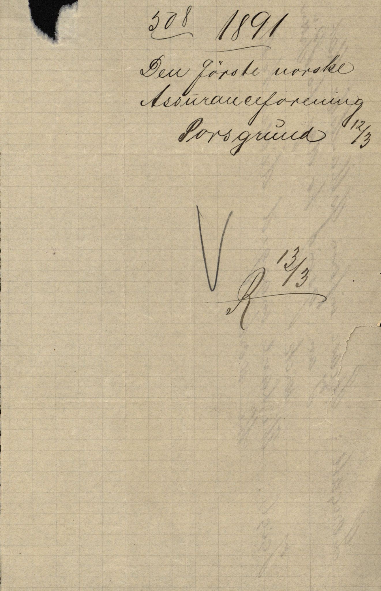 Pa 63 - Østlandske skibsassuranceforening, VEMU/A-1079/G/Ga/L0027/0006: Havaridokumenter / Union, Trio, Einar, Eidsvold, Emma, Svalen, 1891, p. 89