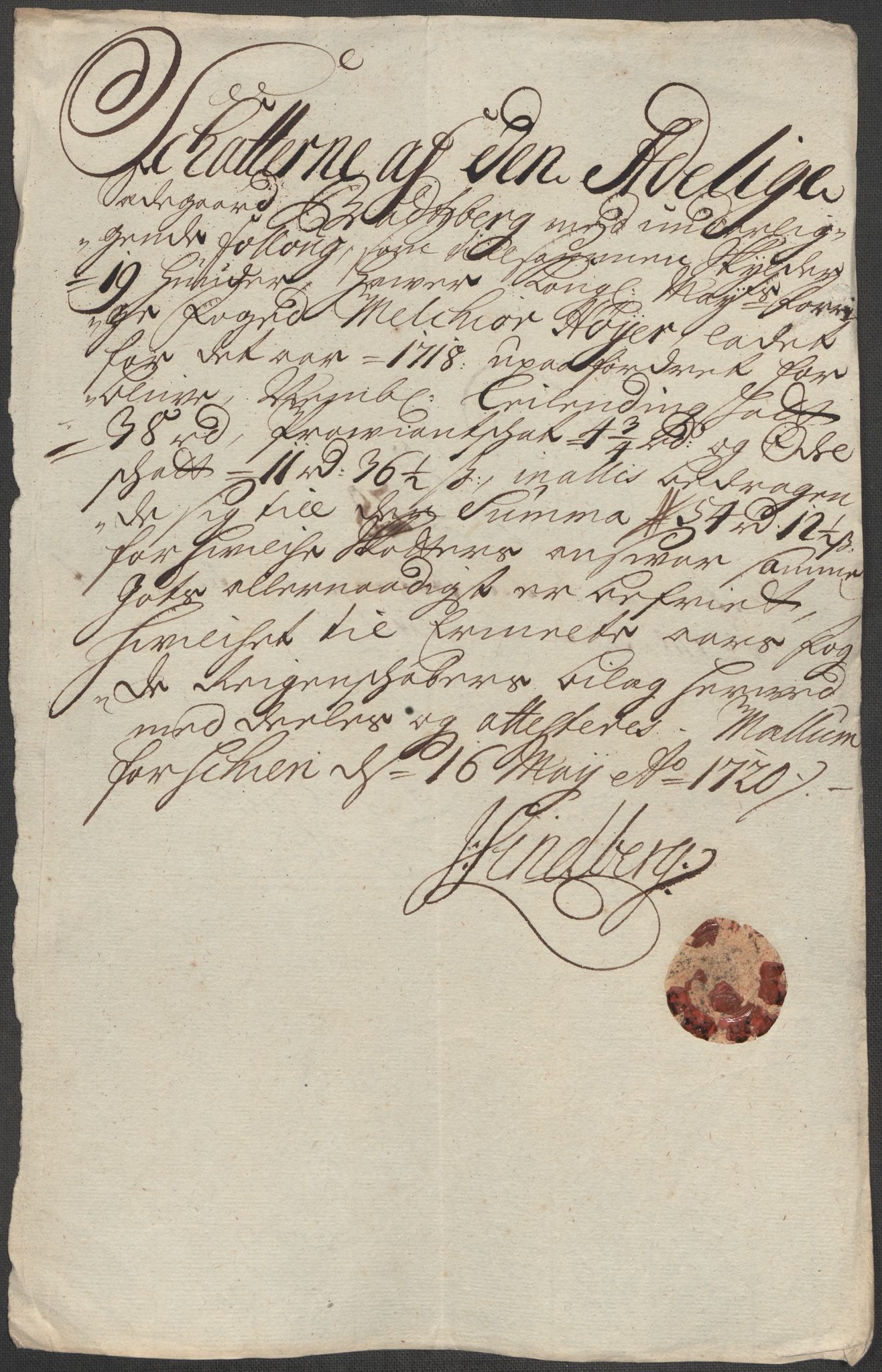 Rentekammeret inntil 1814, Reviderte regnskaper, Fogderegnskap, AV/RA-EA-4092/R36/L2130: Fogderegnskap Øvre og Nedre Telemark og Bamble, 1718, p. 310