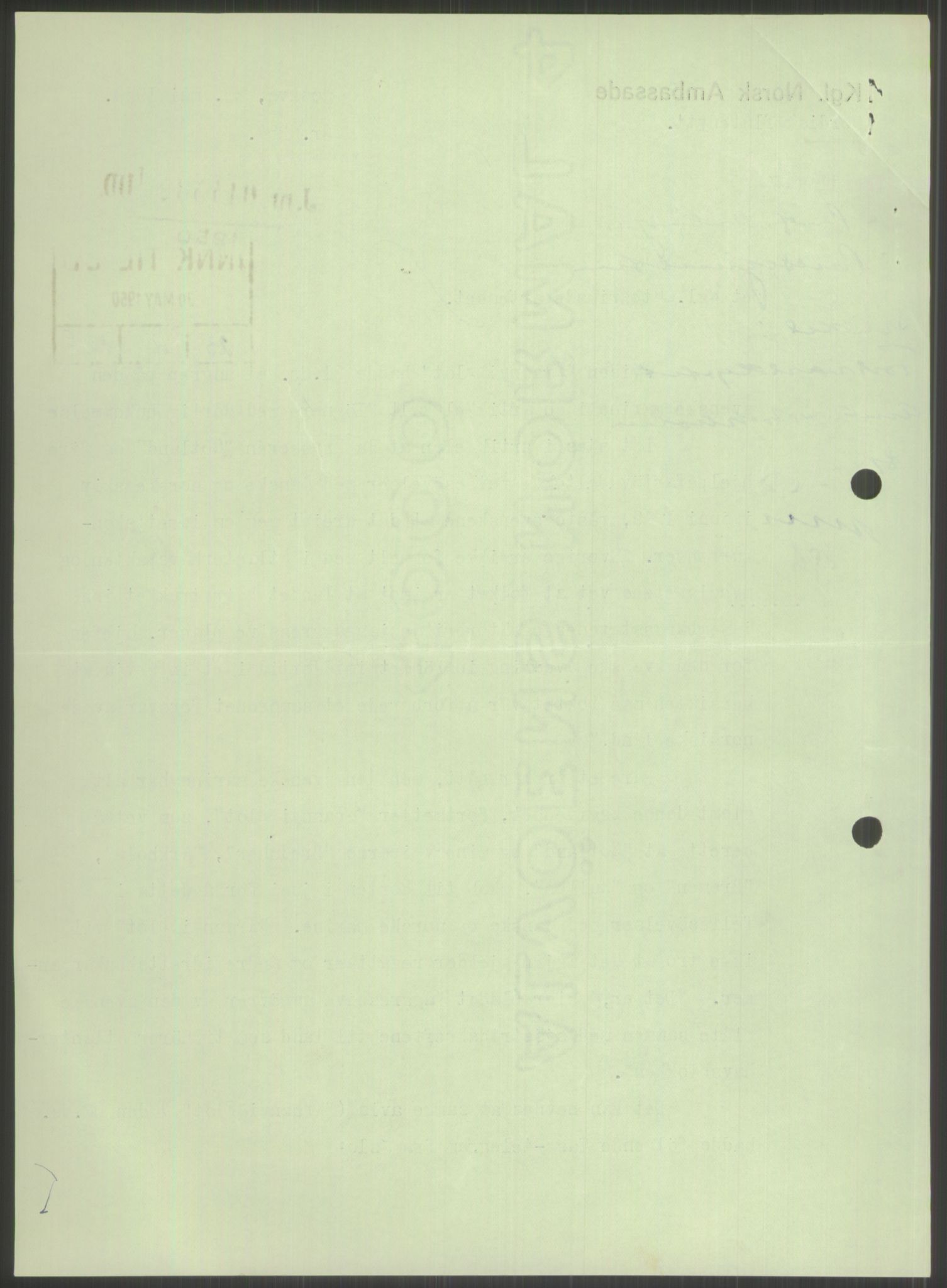 Utenriksdepartementet, RA/S-2259, 1948-1950, p. 1264