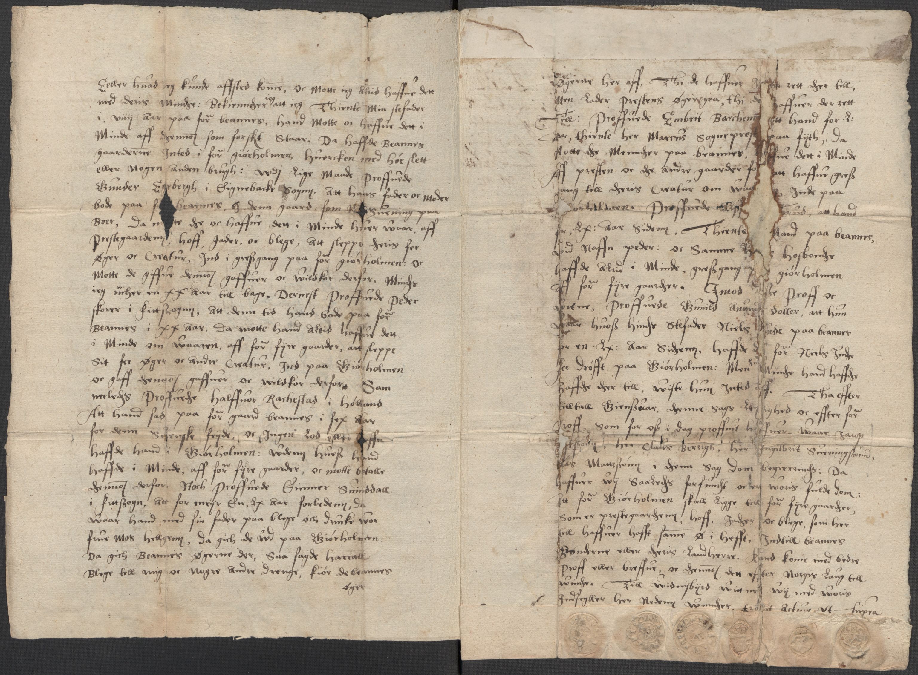 Riksarkivets diplomsamling, AV/RA-EA-5965/F15/L0008: Prestearkiv - Akershus, 1581-1619, p. 17