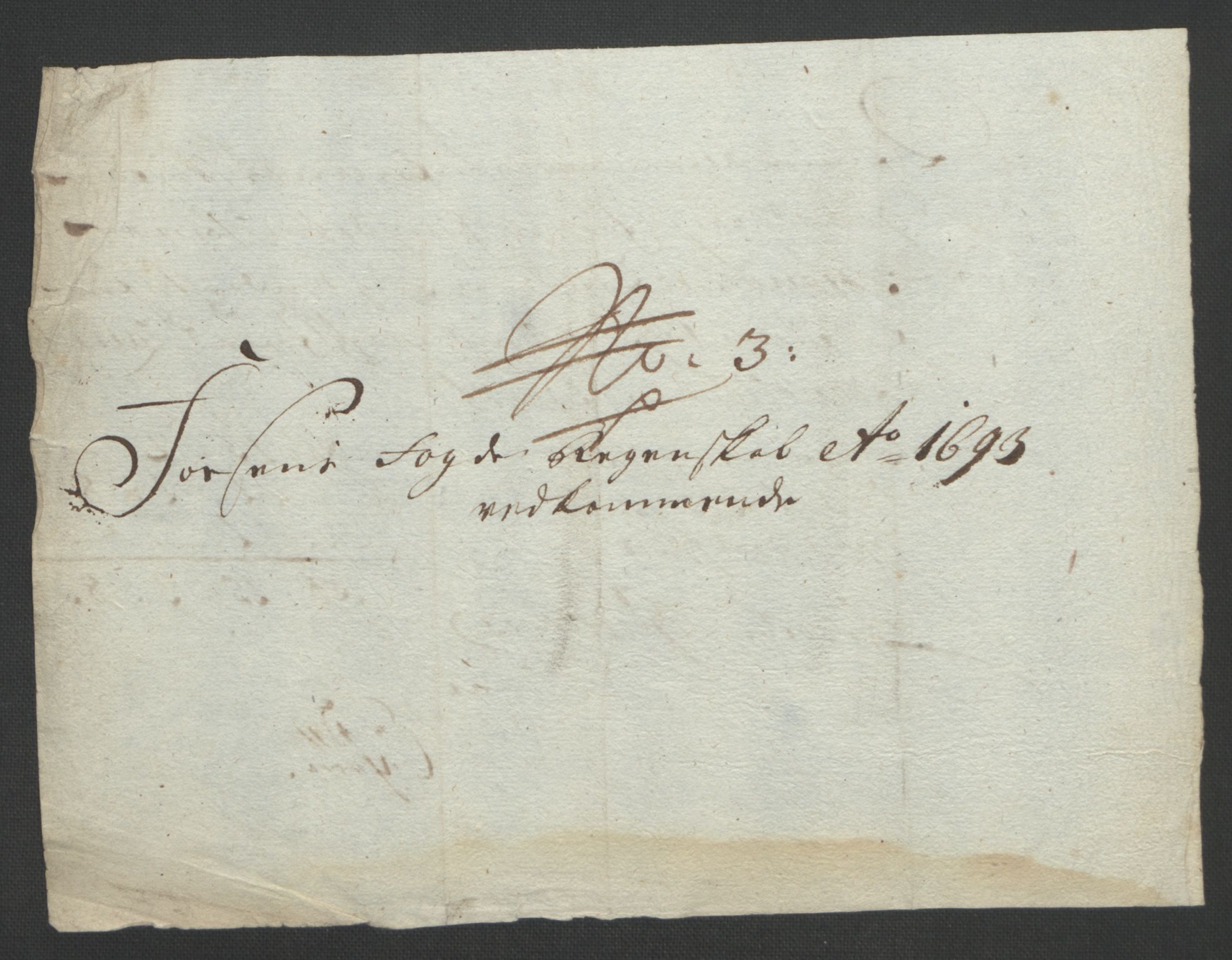 Rentekammeret inntil 1814, Reviderte regnskaper, Fogderegnskap, AV/RA-EA-4092/R57/L3849: Fogderegnskap Fosen, 1692-1693, p. 568