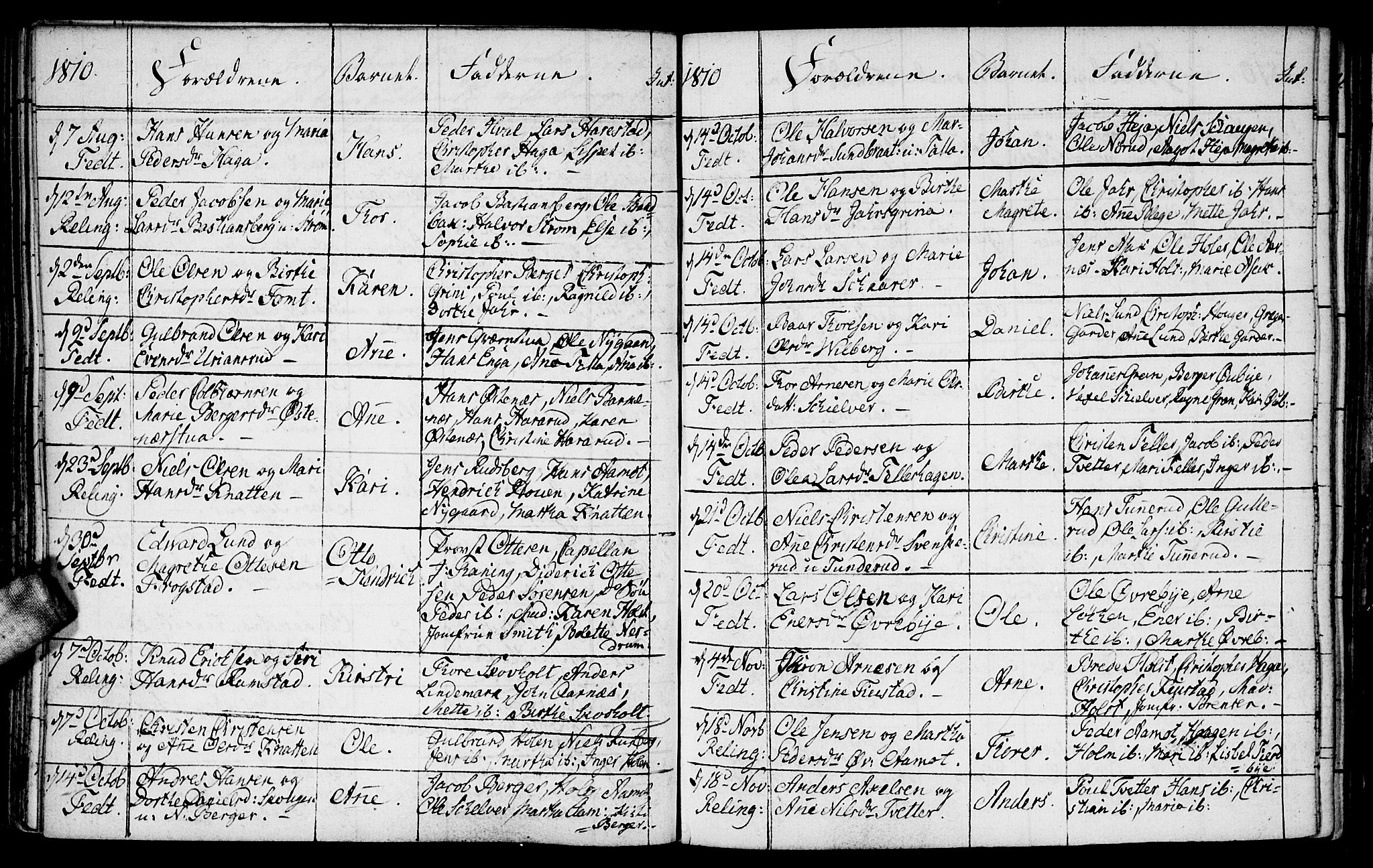 Fet prestekontor Kirkebøker, AV/SAO-A-10370a/F/Fa/L0007: Parish register (official) no. I 7, 1797-1814