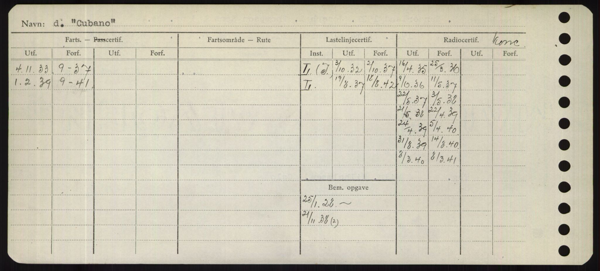 Sjøfartsdirektoratet med forløpere, Skipsmålingen, RA/S-1627/H/Hd/L0008: Fartøy, C-D, p. 276