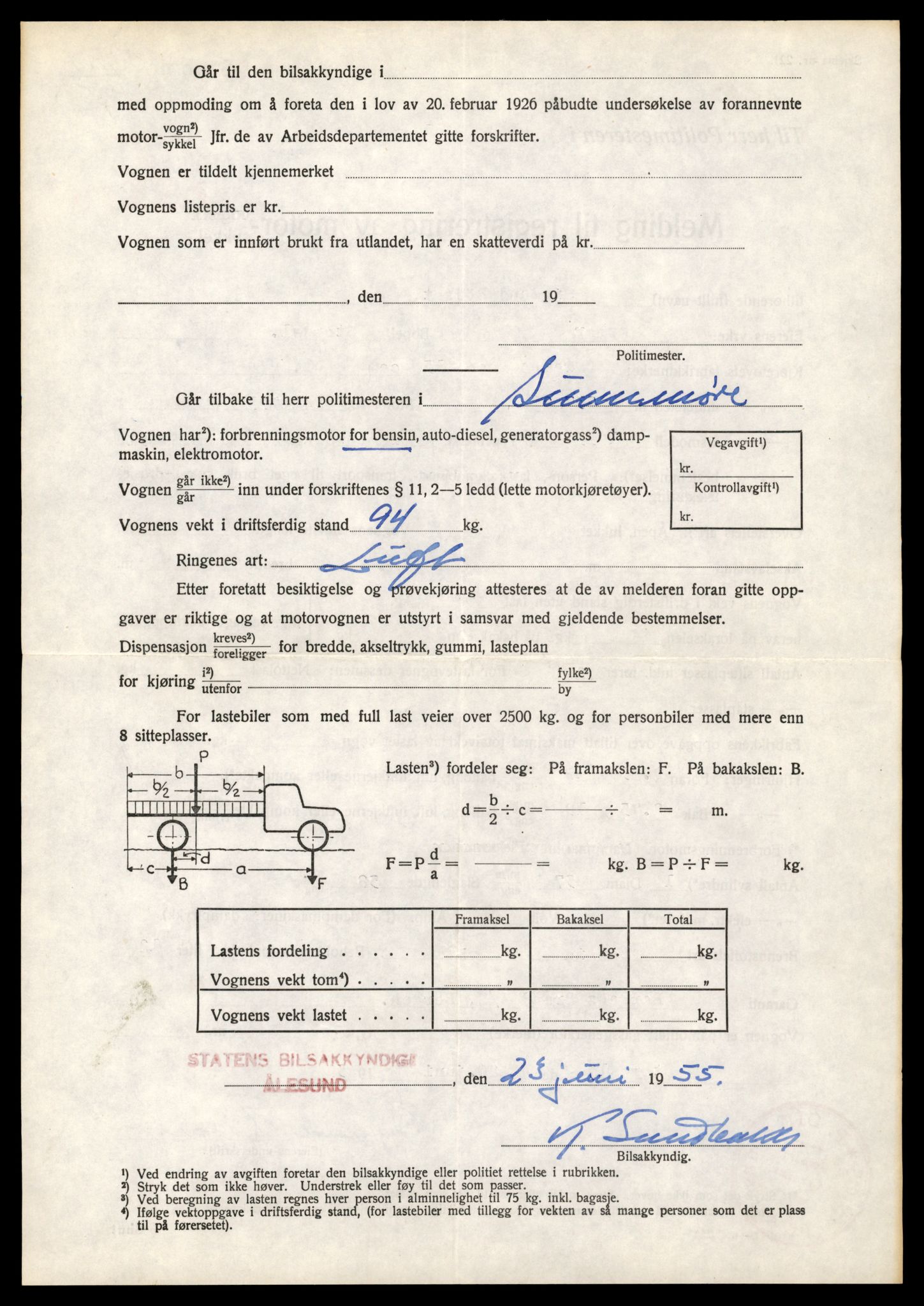 Møre og Romsdal vegkontor - Ålesund trafikkstasjon, AV/SAT-A-4099/F/Fe/L0039: Registreringskort for kjøretøy T 13361 - T 13530, 1927-1998, p. 414