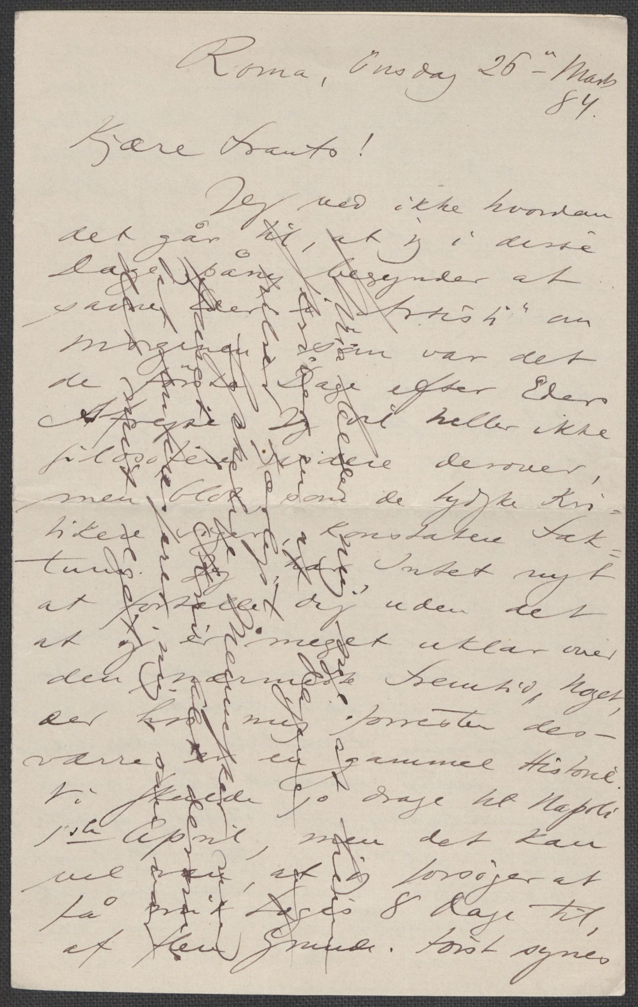 Beyer, Frants, AV/RA-PA-0132/F/L0001: Brev fra Edvard Grieg til Frantz Beyer og "En del optegnelser som kan tjene til kommentar til brevene" av Marie Beyer, 1872-1907, p. 106