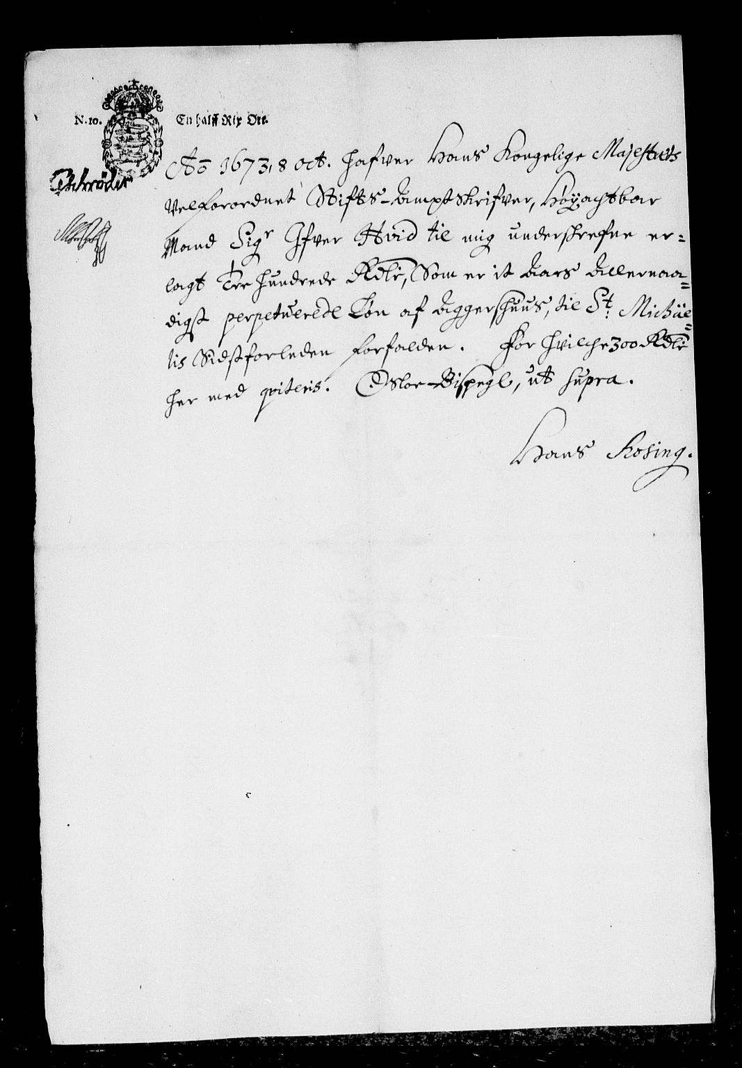 Rentekammeret inntil 1814, Reviderte regnskaper, Stiftamtstueregnskaper, Landkommissariatet på Akershus og Akershus stiftamt, AV/RA-EA-5869/R/Rb/L0094: Akershus stiftamt, 1673-1674