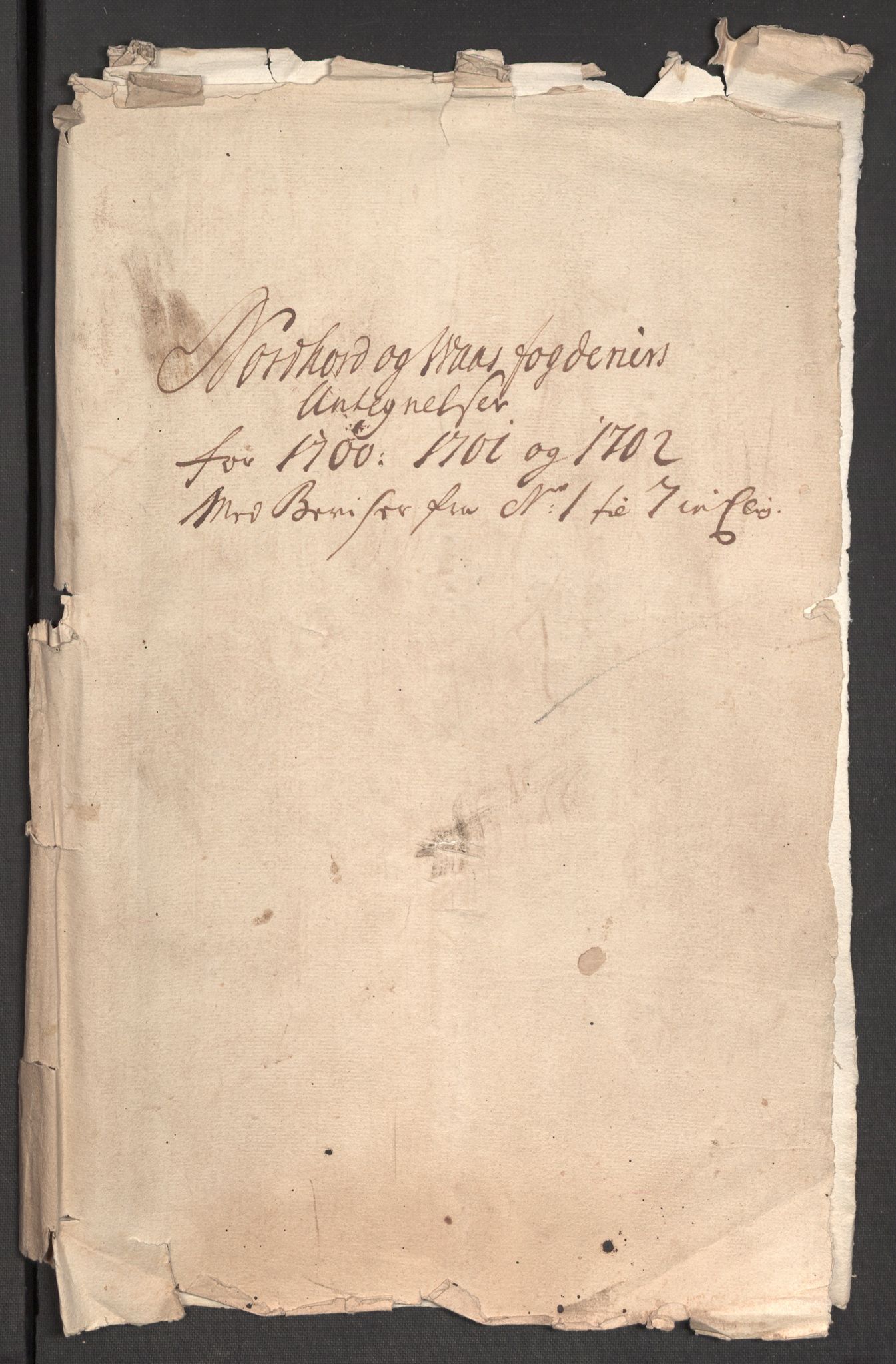 Rentekammeret inntil 1814, Reviderte regnskaper, Fogderegnskap, AV/RA-EA-4092/R51/L3186: Fogderegnskap Nordhordland og Voss, 1702-1703, p. 164