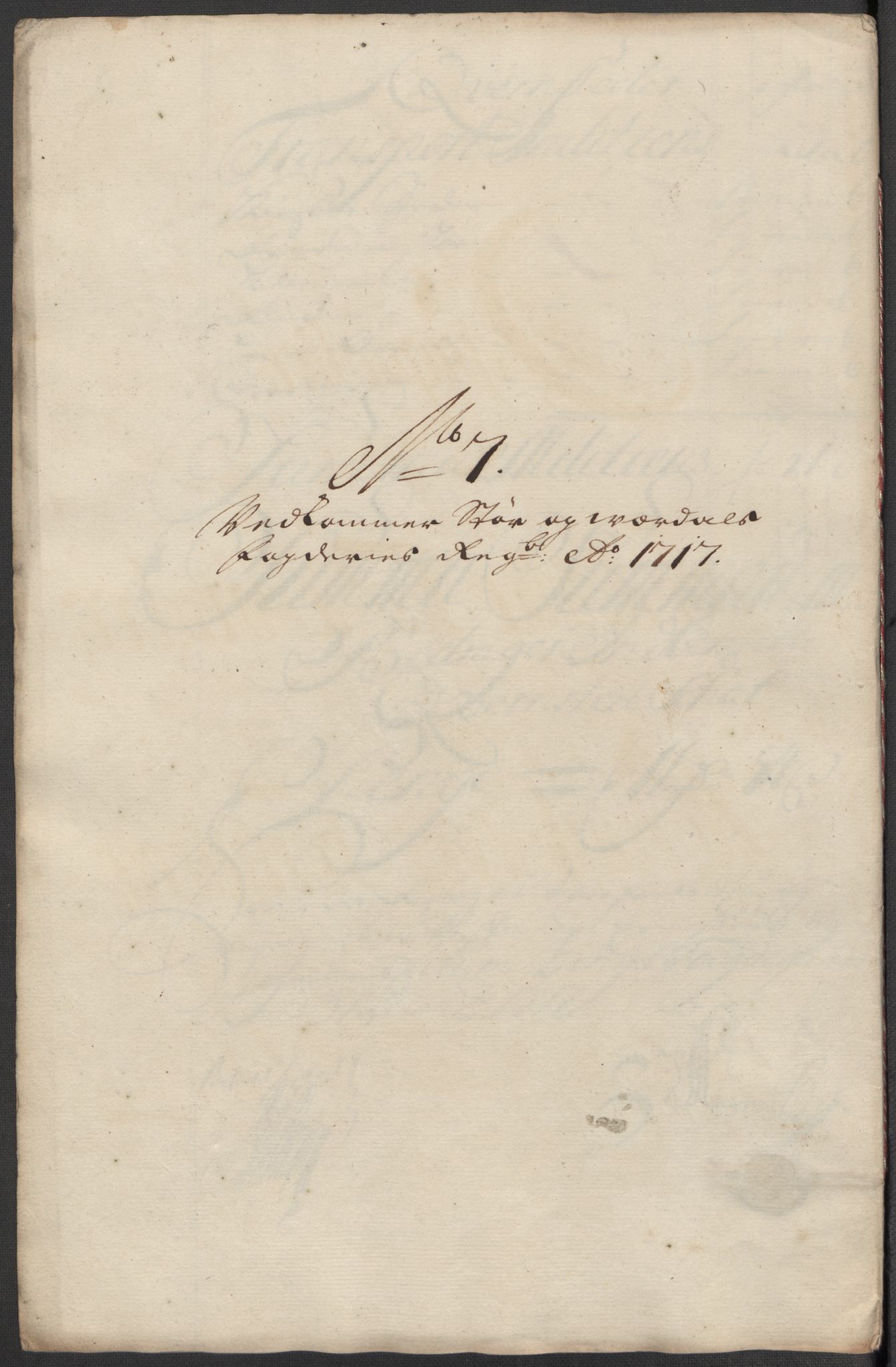 Rentekammeret inntil 1814, Reviderte regnskaper, Fogderegnskap, RA/EA-4092/R62/L4207: Fogderegnskap Stjørdal og Verdal, 1717, p. 137