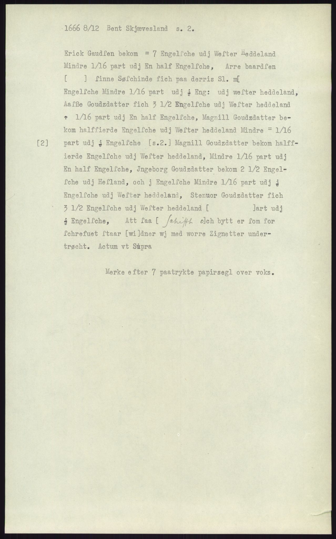 Samlinger til kildeutgivelse, Diplomavskriftsamlingen, RA/EA-4053/H/Ha, p. 2820