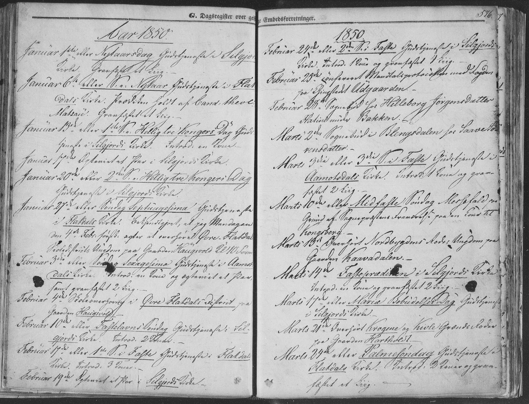Seljord kirkebøker, SAKO/A-20/F/Fa/L012b: Parish register (official) no. I 12B, 1850-1865, p. 576