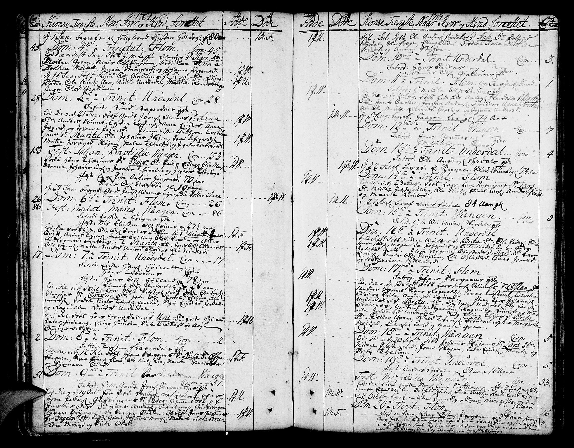 Aurland sokneprestembete, AV/SAB-A-99937/H/Ha/Haa/L0004: Parish register (official) no. A 4, 1756-1801, p. 17