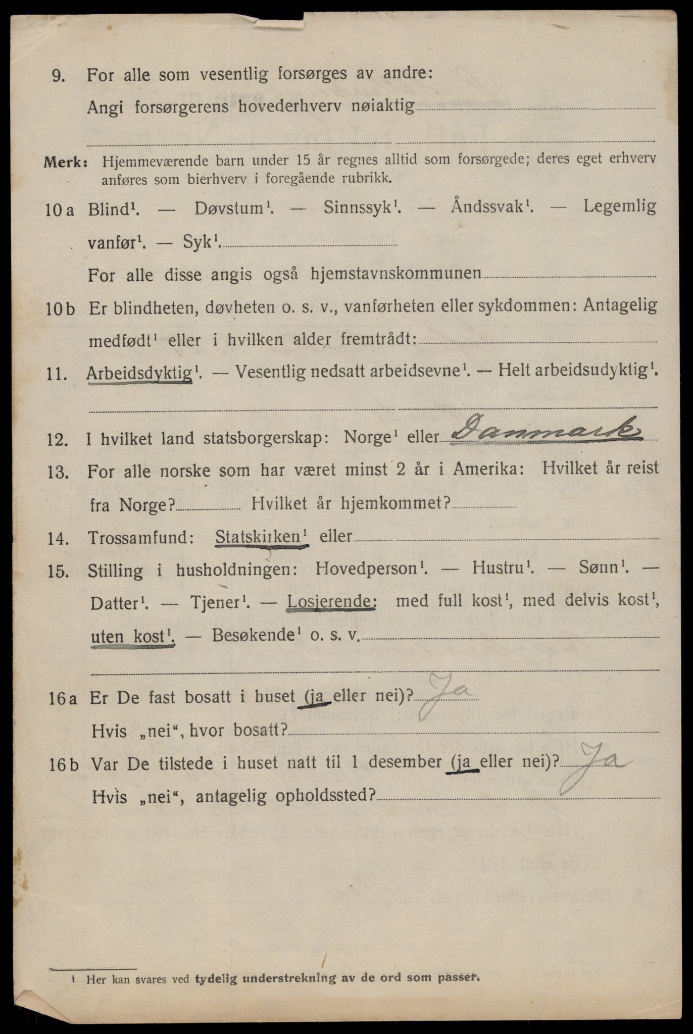 SAT, 1920 census for Trondheim, 1920, p. 143773