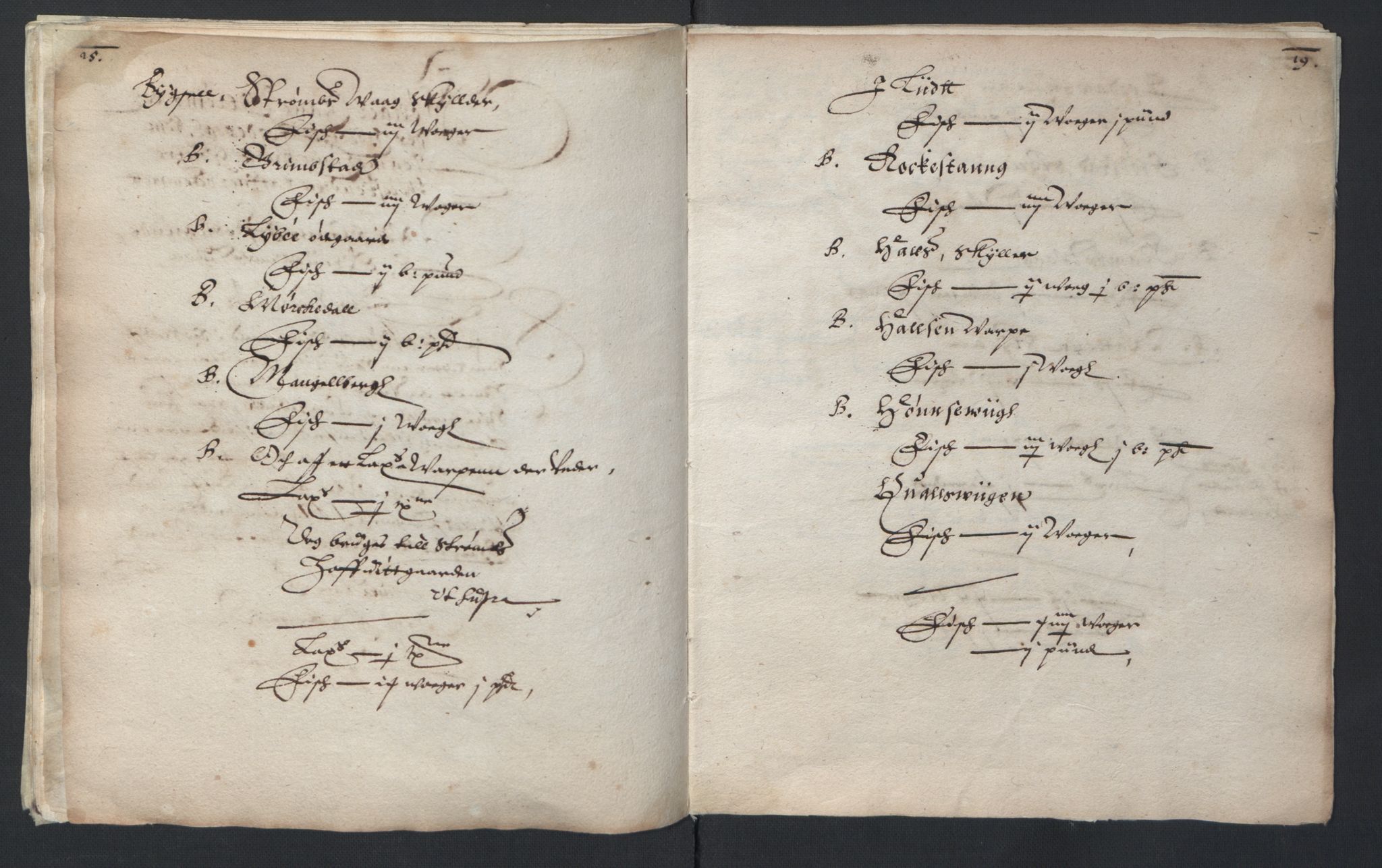 Stattholderembetet 1572-1771, AV/RA-EA-2870/Ek/L0007/0001: Jordebøker til utlikning av rosstjeneste 1624-1626: / Adelsjordebøker, 1624-1625, p. 18