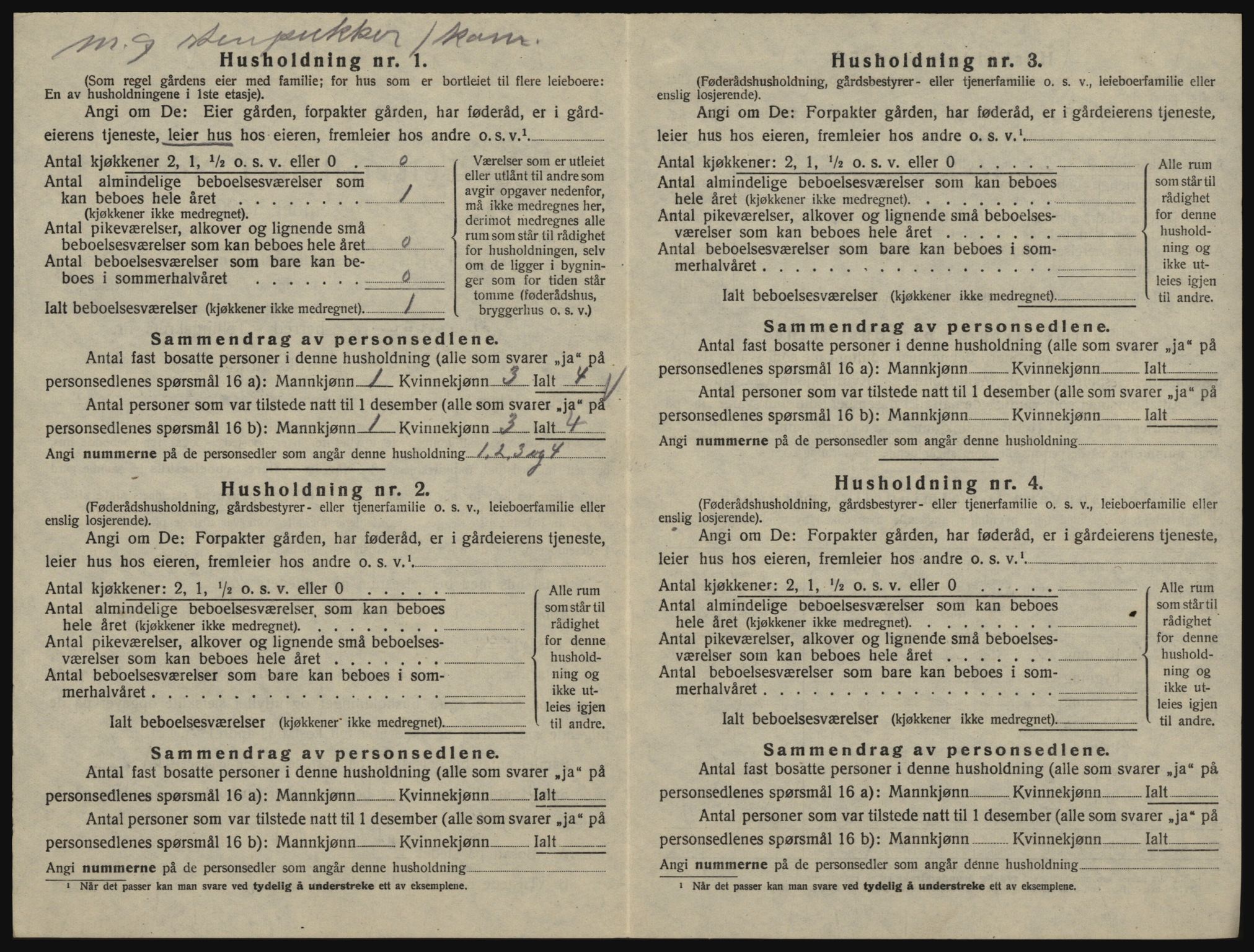 SAO, 1920 census for Glemmen, 1920, p. 2760