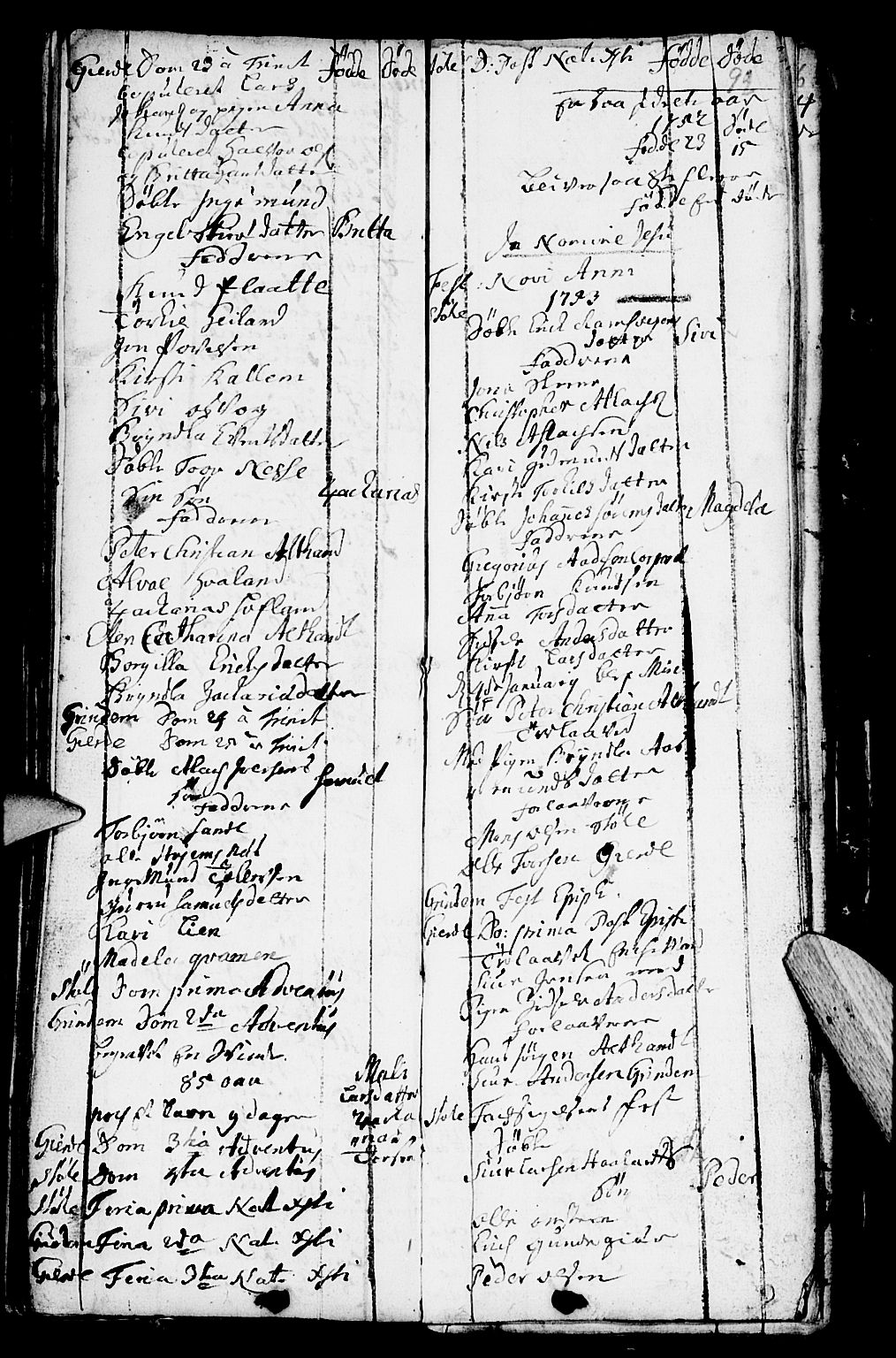 Etne sokneprestembete, SAB/A-75001/H/Haa: Parish register (official) no. A 2, 1725-1755, p. 92