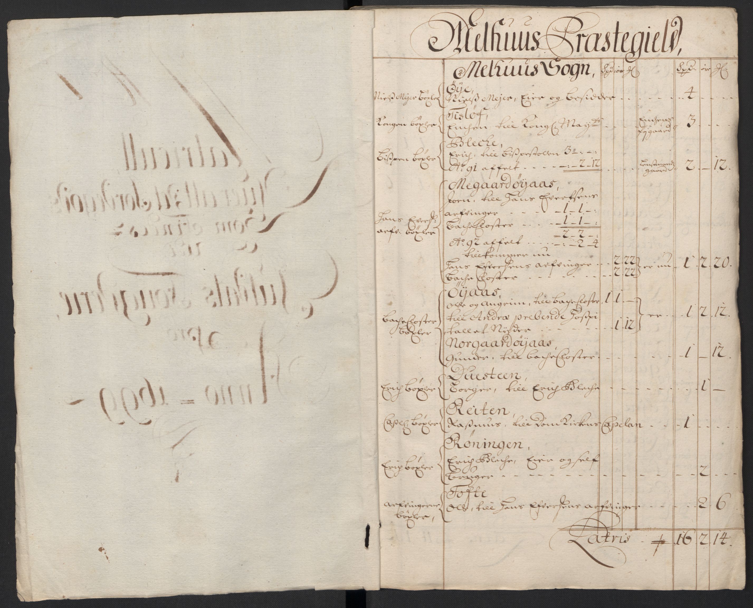 Rentekammeret inntil 1814, Reviderte regnskaper, Fogderegnskap, AV/RA-EA-4092/R60/L3949: Fogderegnskap Orkdal og Gauldal, 1699, p. 225