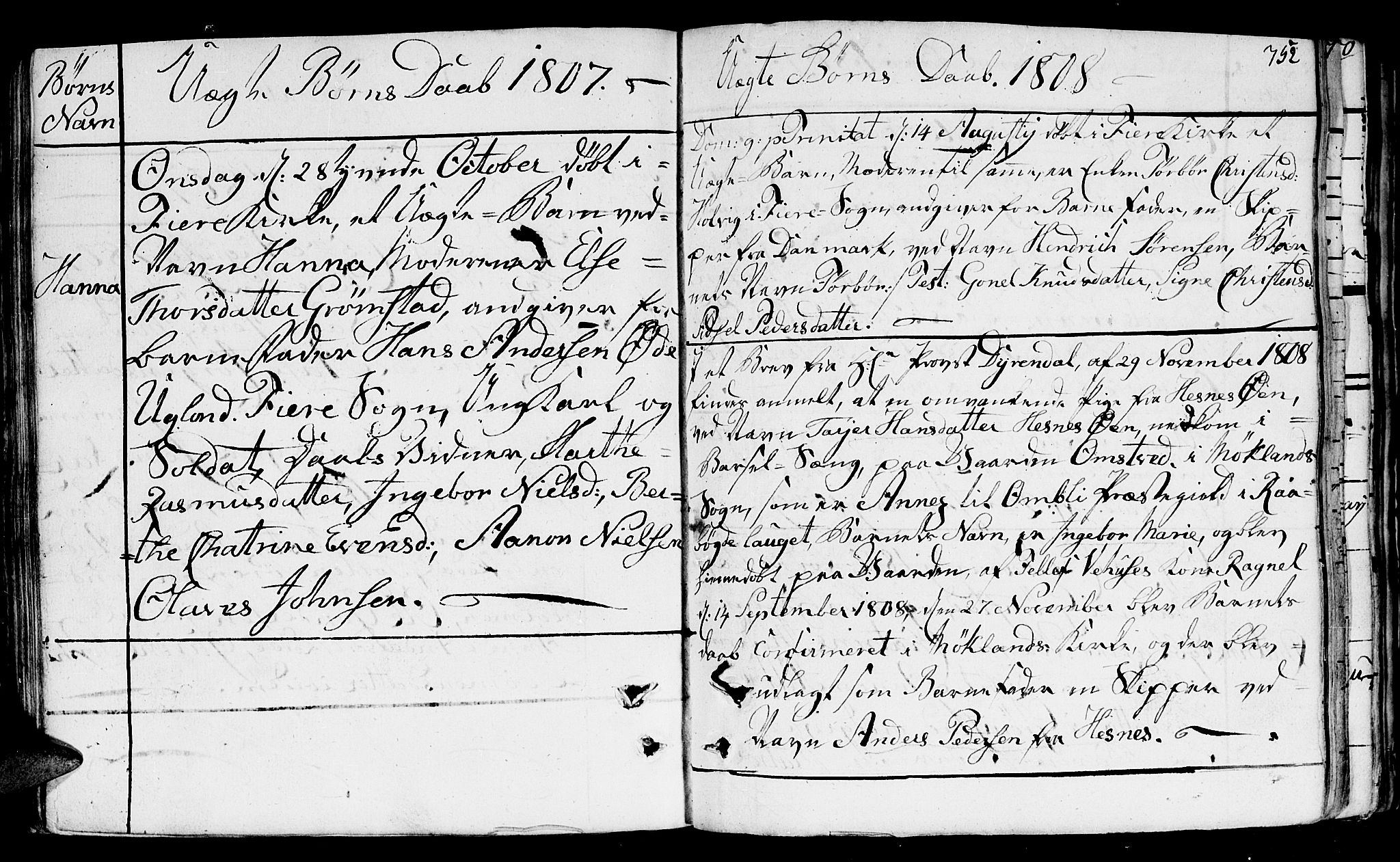 Fjære sokneprestkontor, AV/SAK-1111-0011/F/Fb/L0006: Parish register (copy) no. B 6, 1803-1817, p. 352