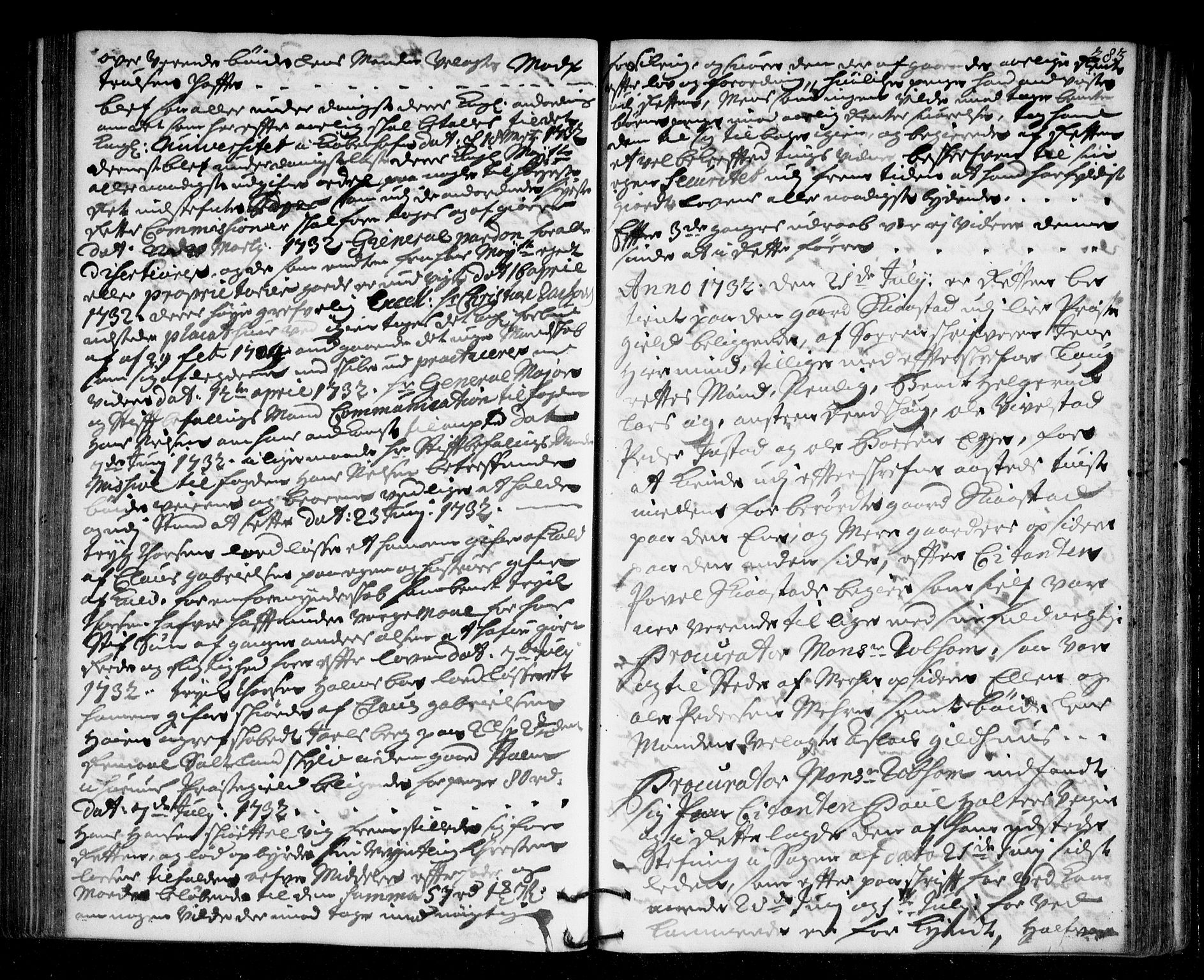 Lier, Røyken og Hurum sorenskriveri, AV/SAKO-A-89/F/Fa/L0046: Tingbok, 1729-1733, p. 283