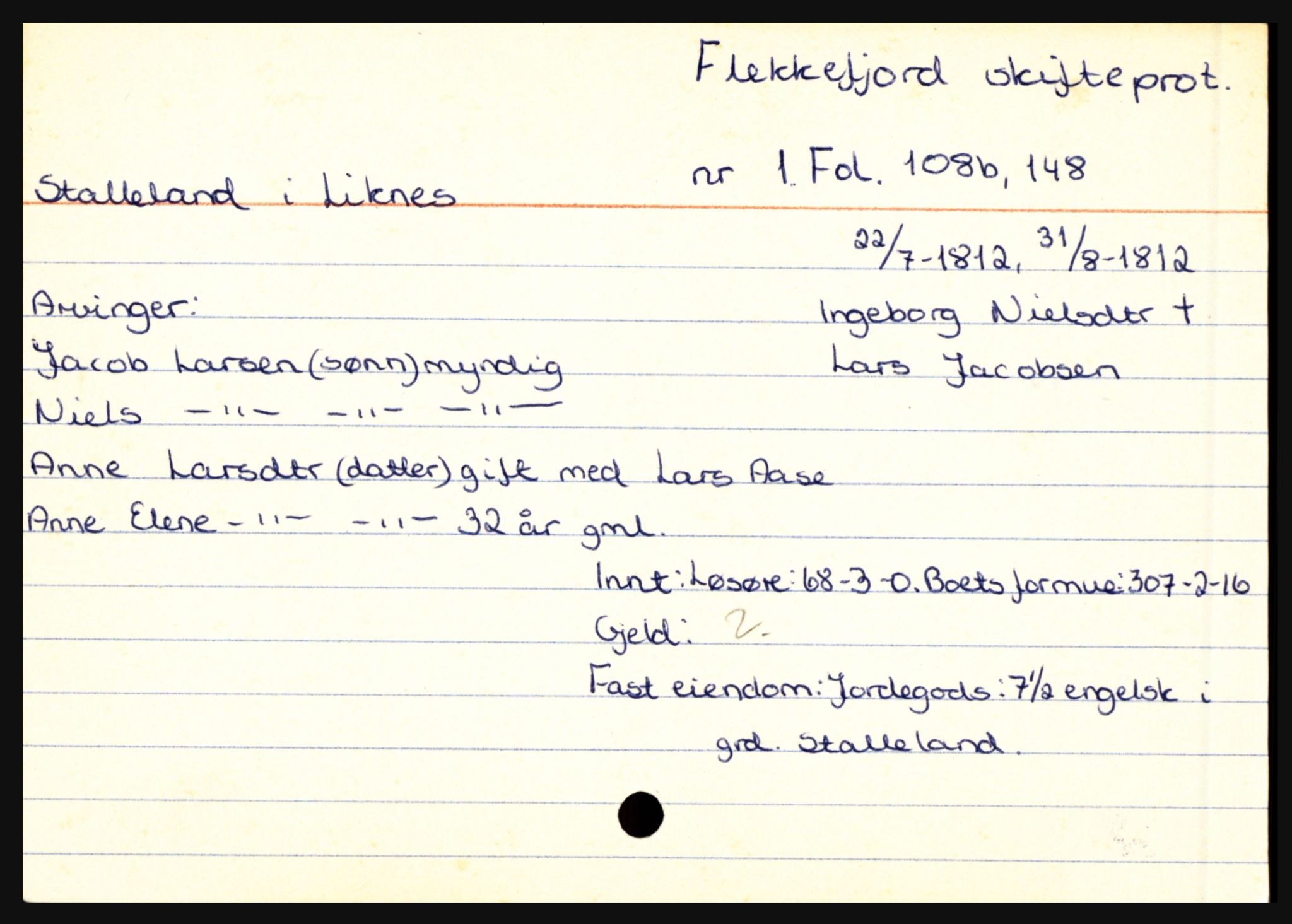 Flekkefjord sorenskriveri, AV/SAK-1221-0001/H, p. 1407