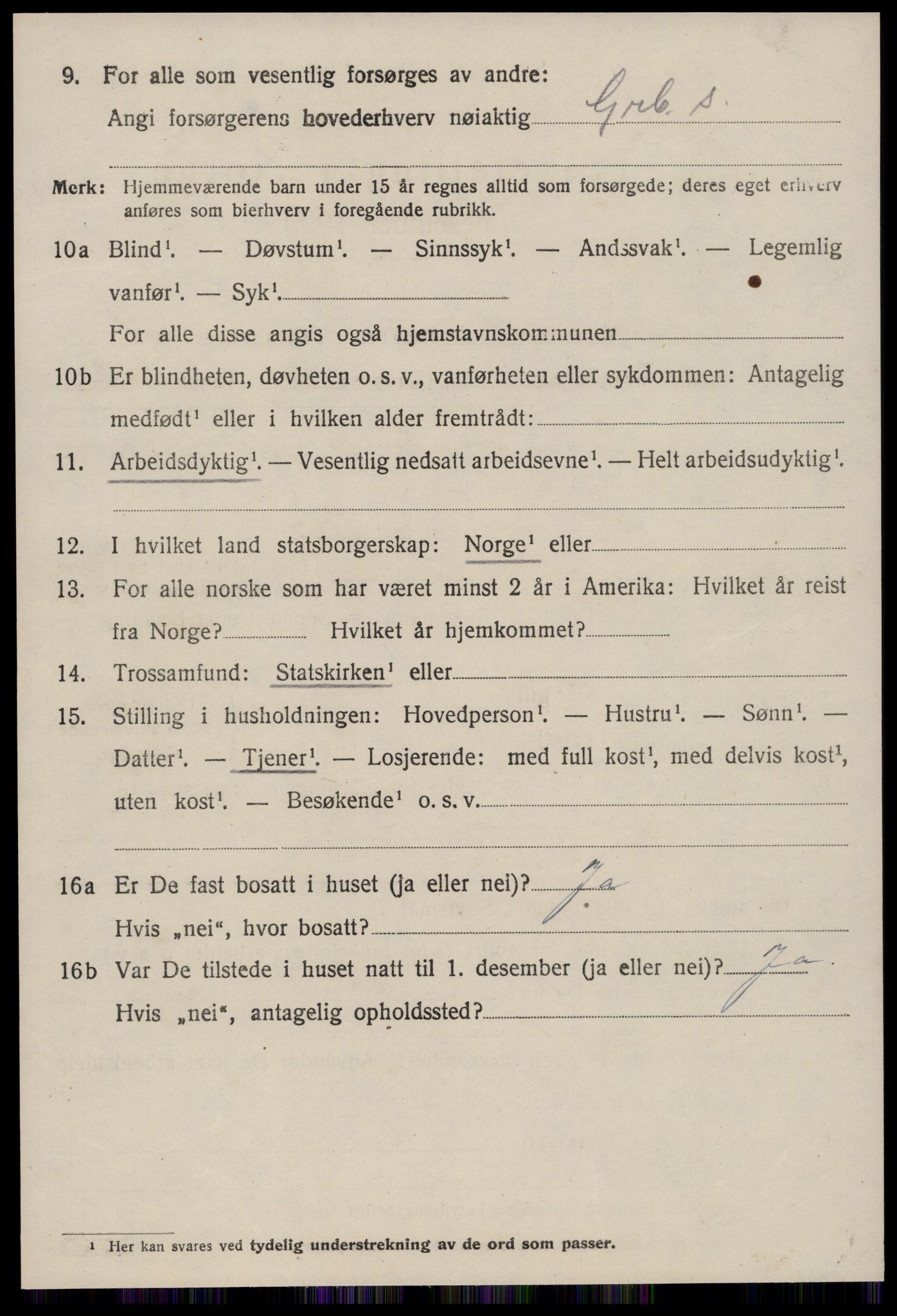 SAT, 1920 census for Rindal, 1920, p. 967