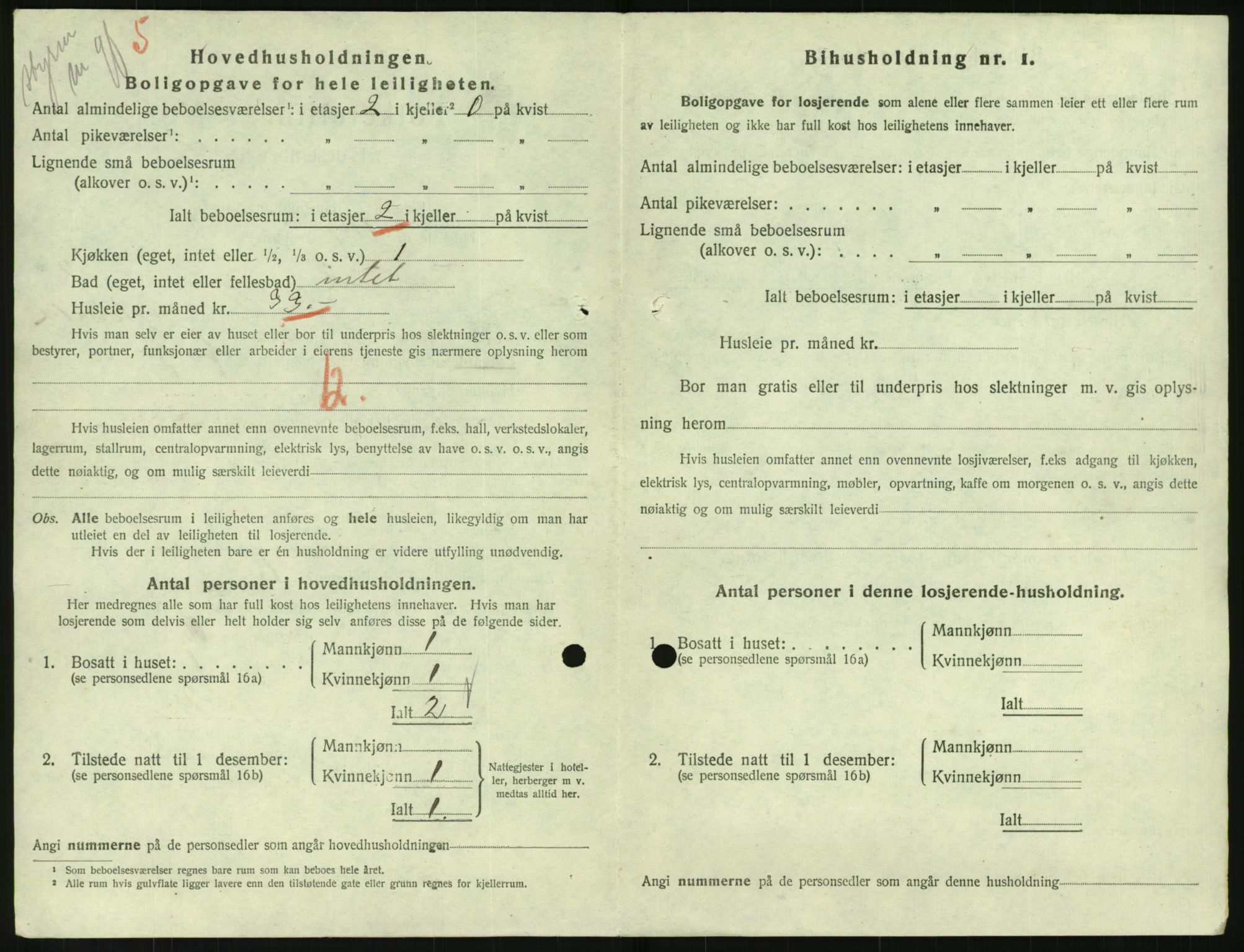 SAK, 1920 census for Farsund, 1920, p. 1220