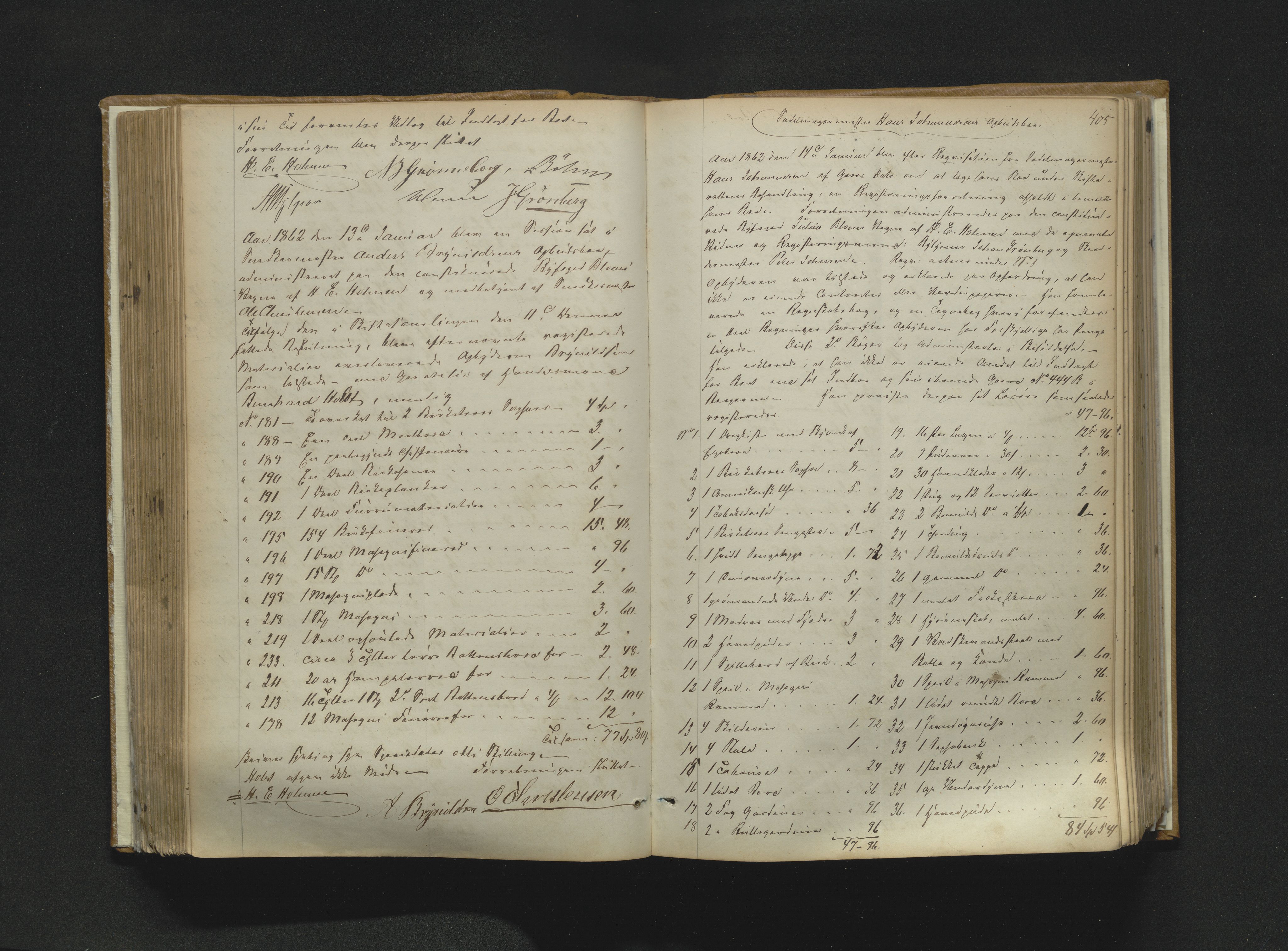 Drammen byfogd, AV/SAKO-A-222/H/Hb/Hbb/L0001: Registreringsprotokoll., 1857-1867
