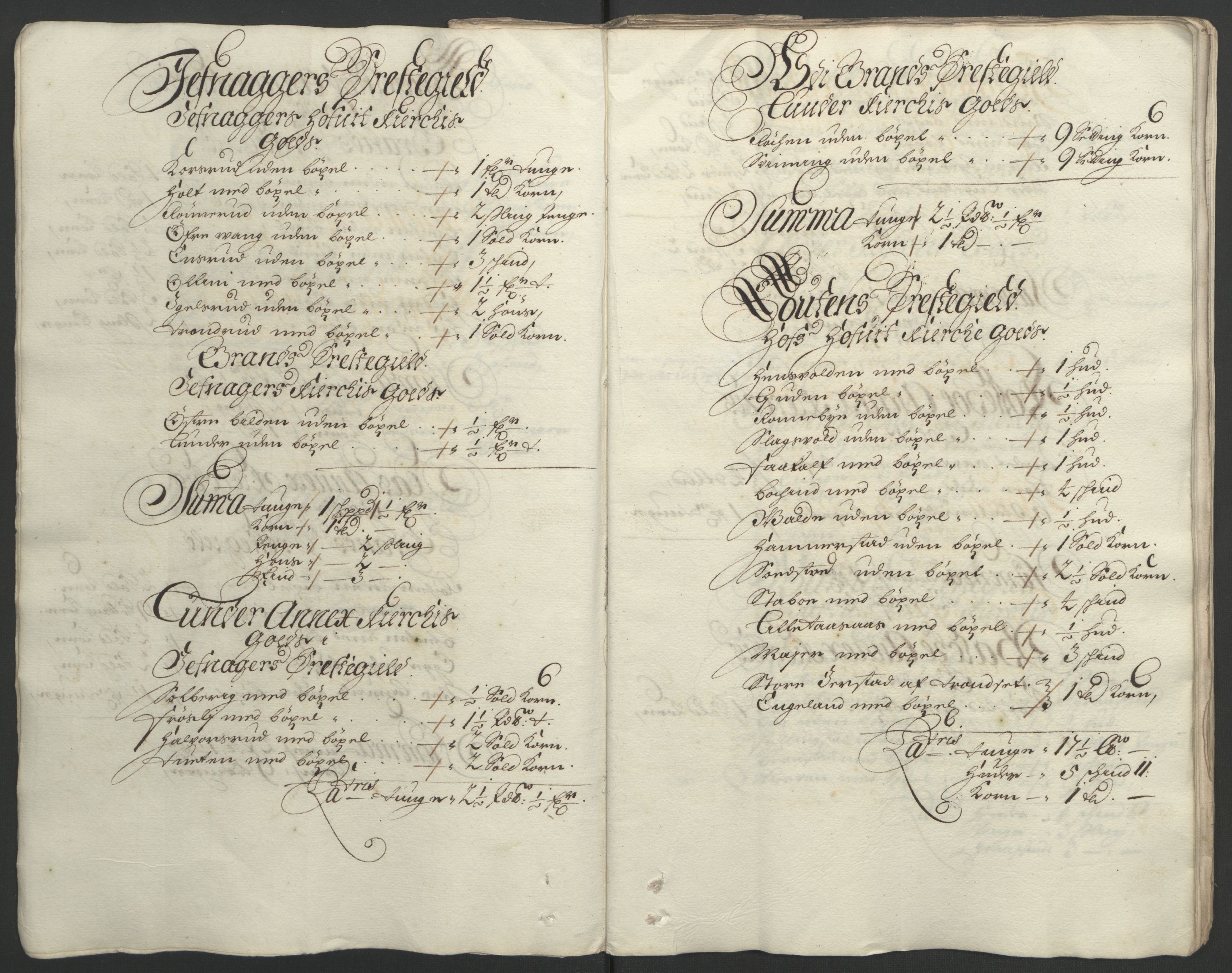 Rentekammeret inntil 1814, Reviderte regnskaper, Fogderegnskap, AV/RA-EA-4092/R18/L1292: Fogderegnskap Hadeland, Toten og Valdres, 1693-1694, p. 264