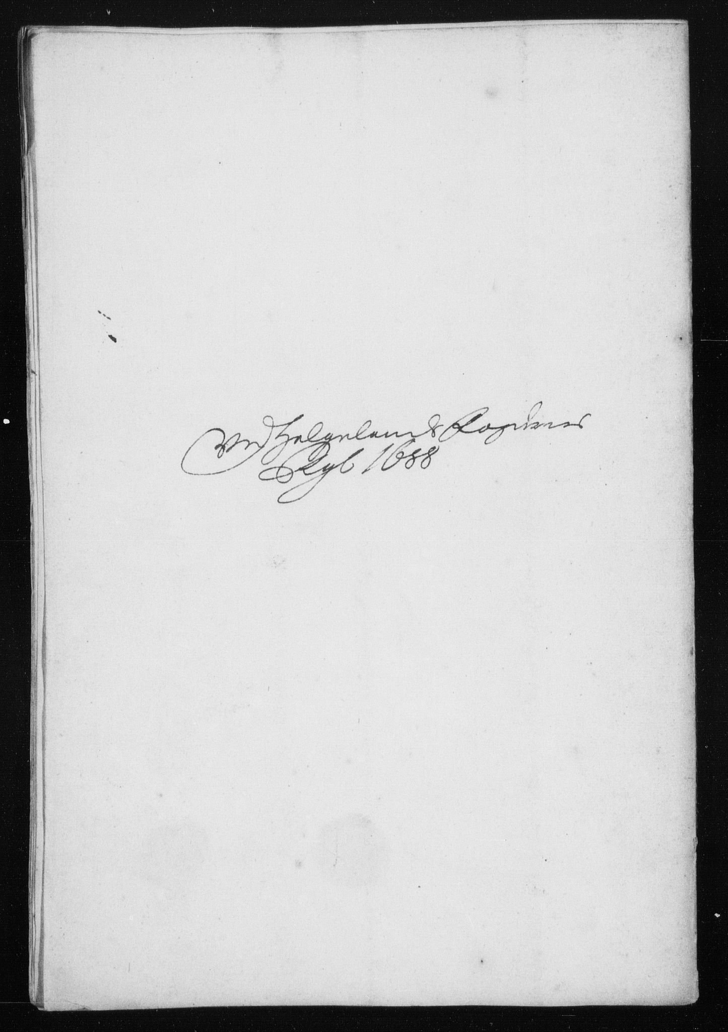 Rentekammeret inntil 1814, Reviderte regnskaper, Stiftamtstueregnskaper, Trondheim stiftamt og Nordland amt, AV/RA-EA-6044/R/Rh/L0011: Nordland amt, 1688