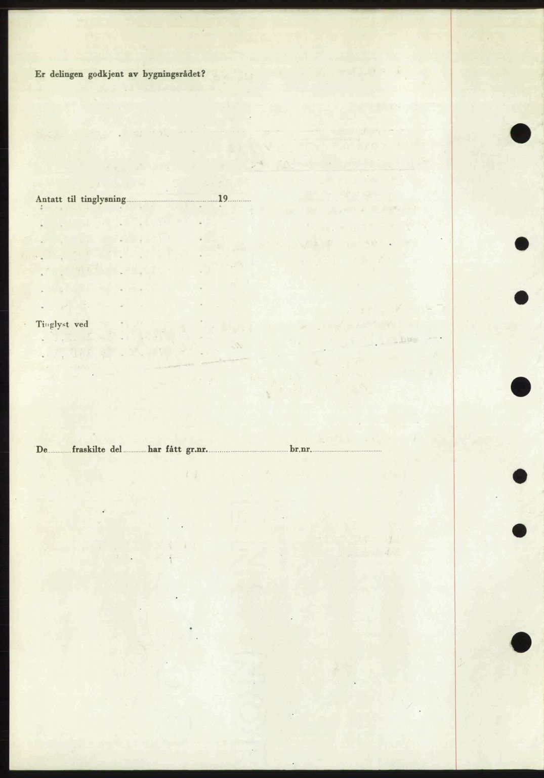 Nordre Sunnmøre sorenskriveri, AV/SAT-A-0006/1/2/2C/2Ca: Mortgage book no. A33, 1949-1950, Diary no: : 3039/1949