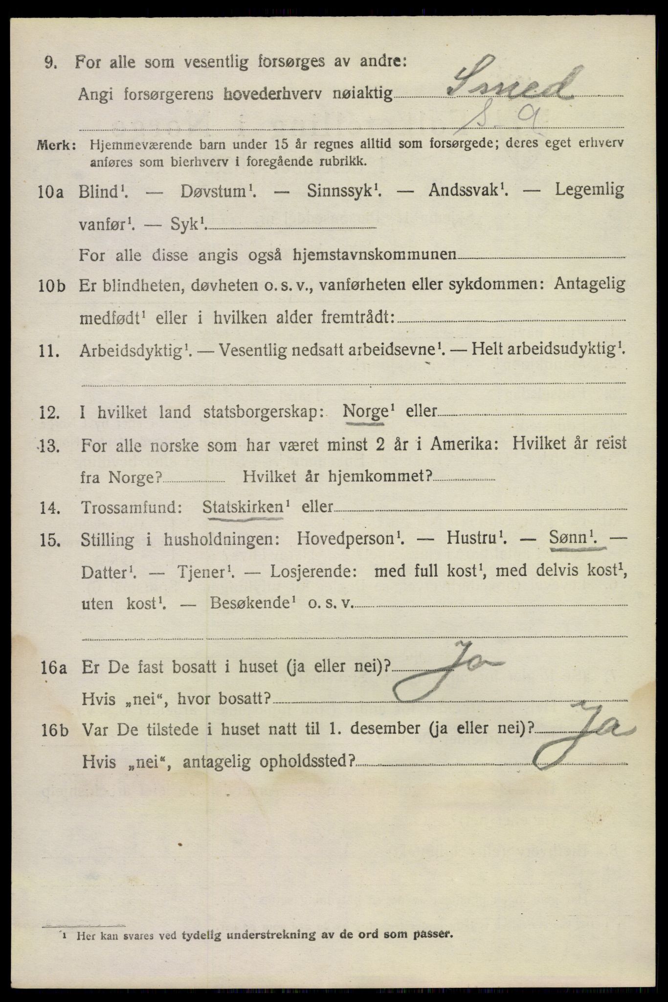 SAKO, 1920 census for Sauherad, 1920, p. 7514